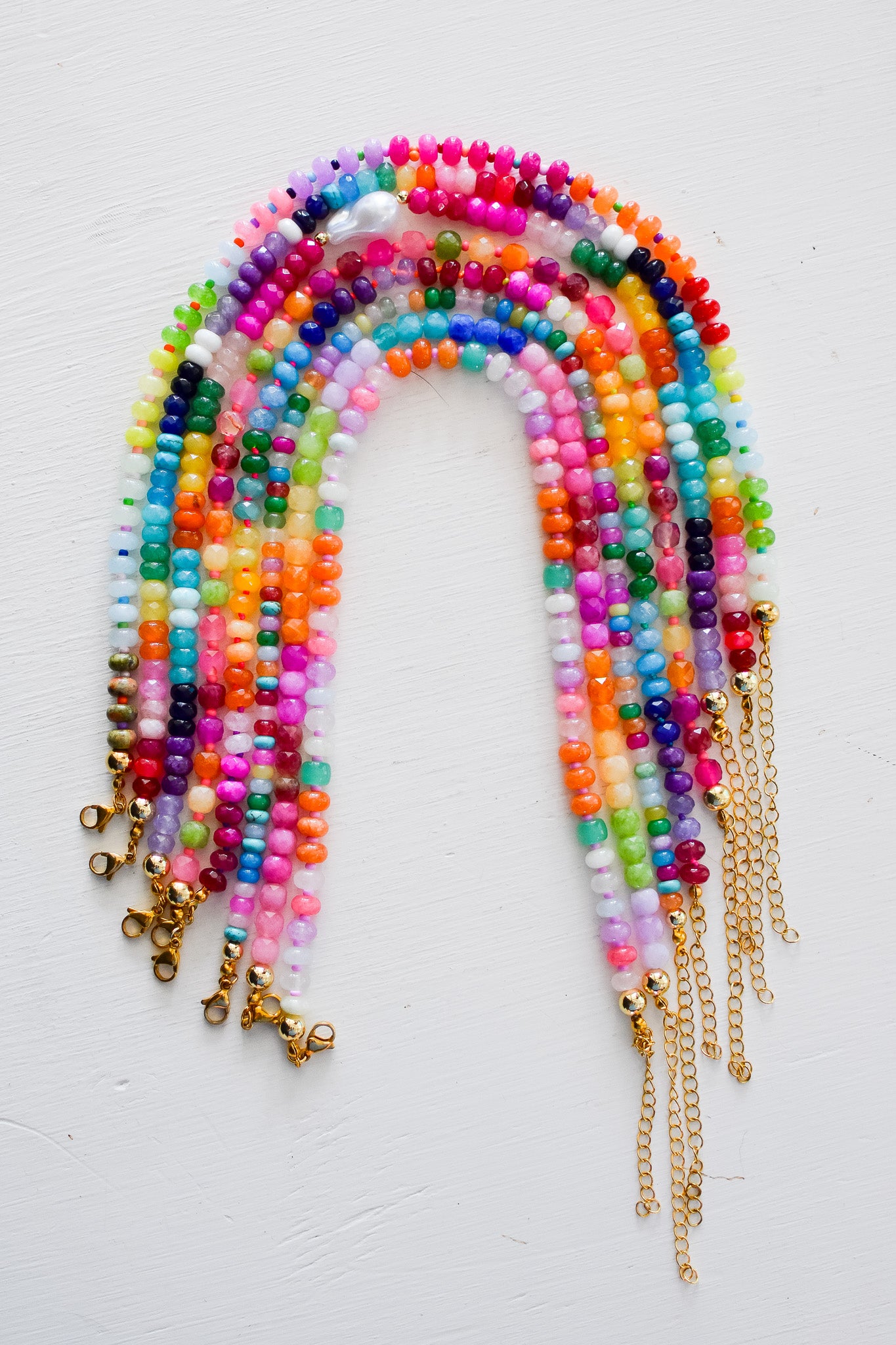 Summer Candy Necklace Stack – 5 Piece Set main image 0
