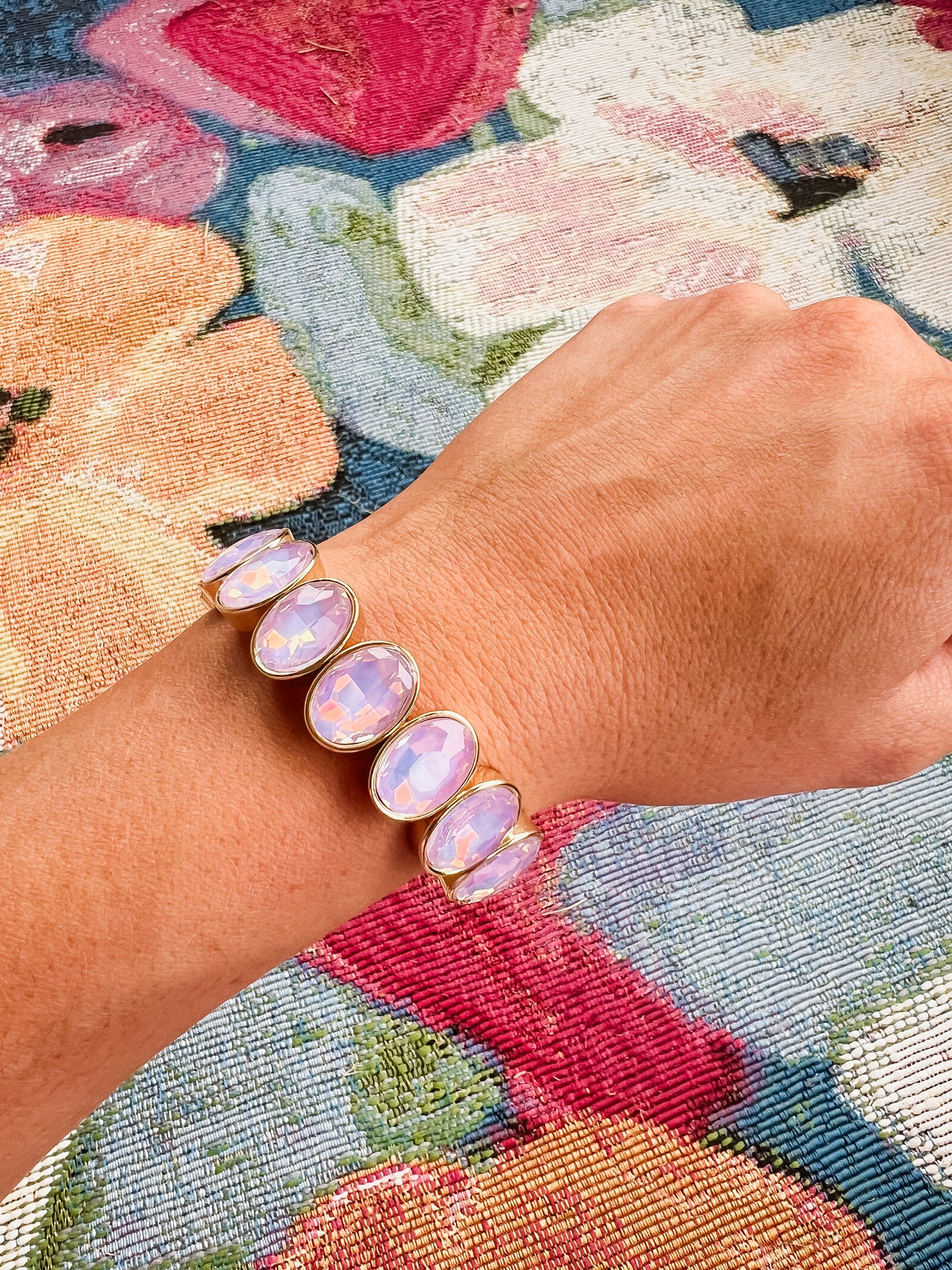 Olivia Bracelet - Gold Pink