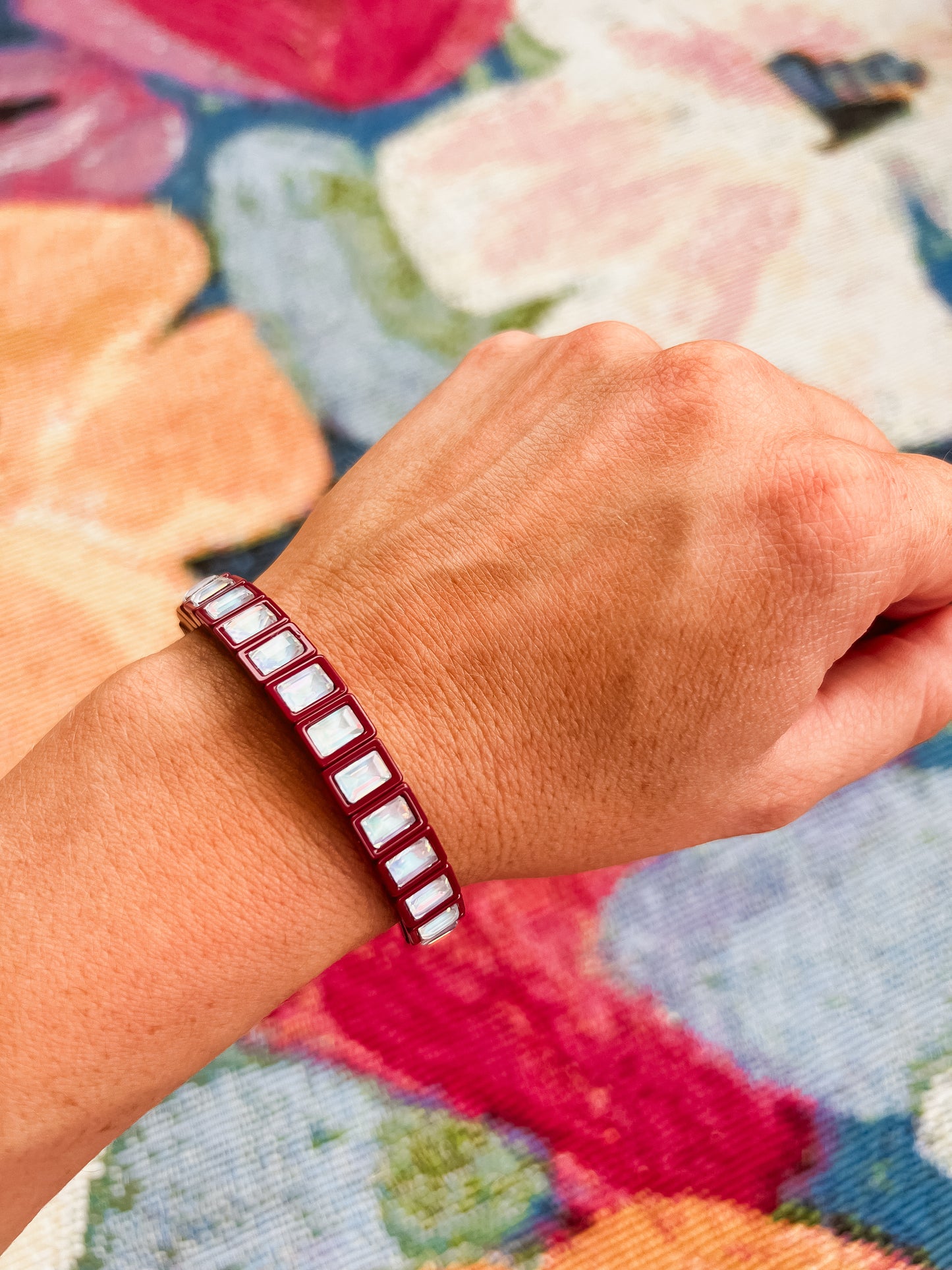Penelope Bracelet - Maroon
