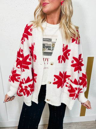 Taryn Snowflake Cardigan
