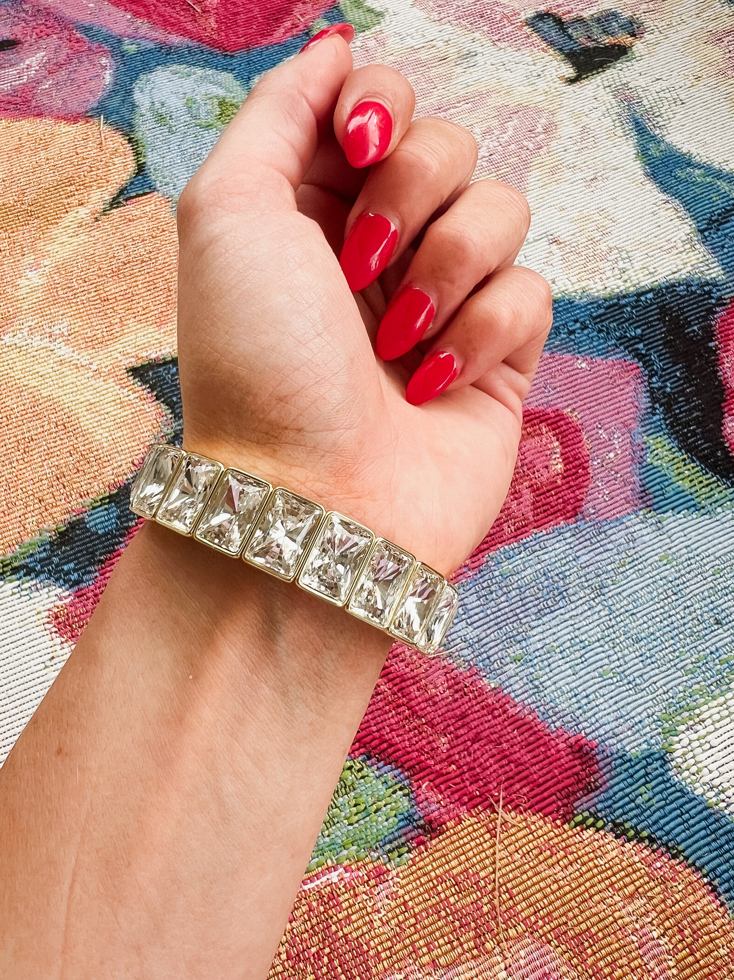 Estelle Bracelet - Gold Crystal