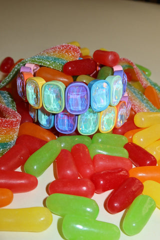 Candy Rainbow Gemstone Bracelet