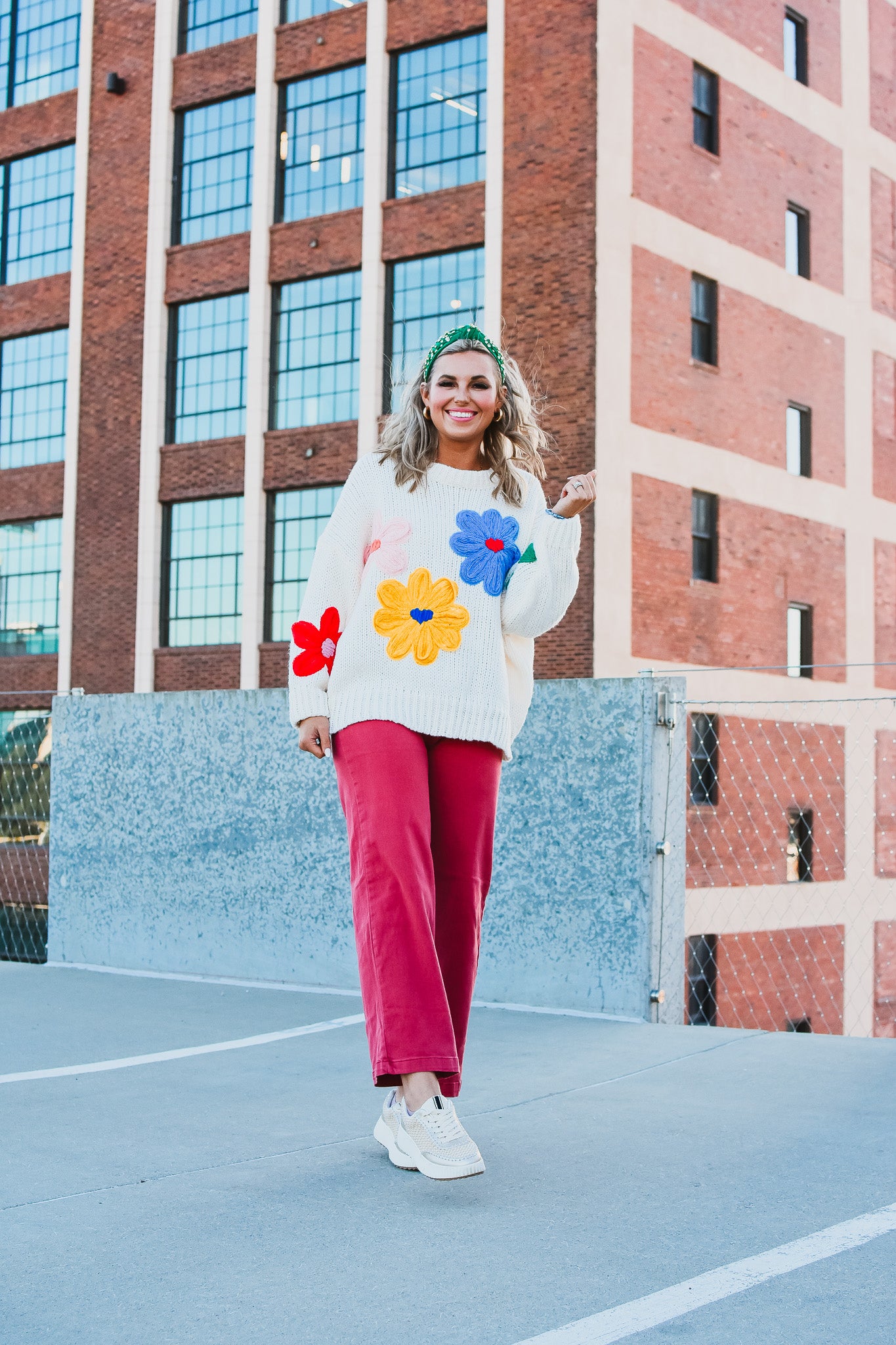 Shay Floral Sweater