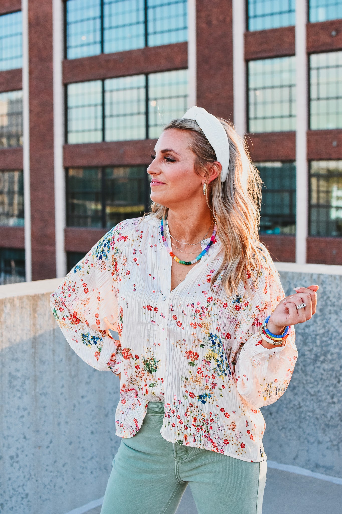 Calissa Floral Top