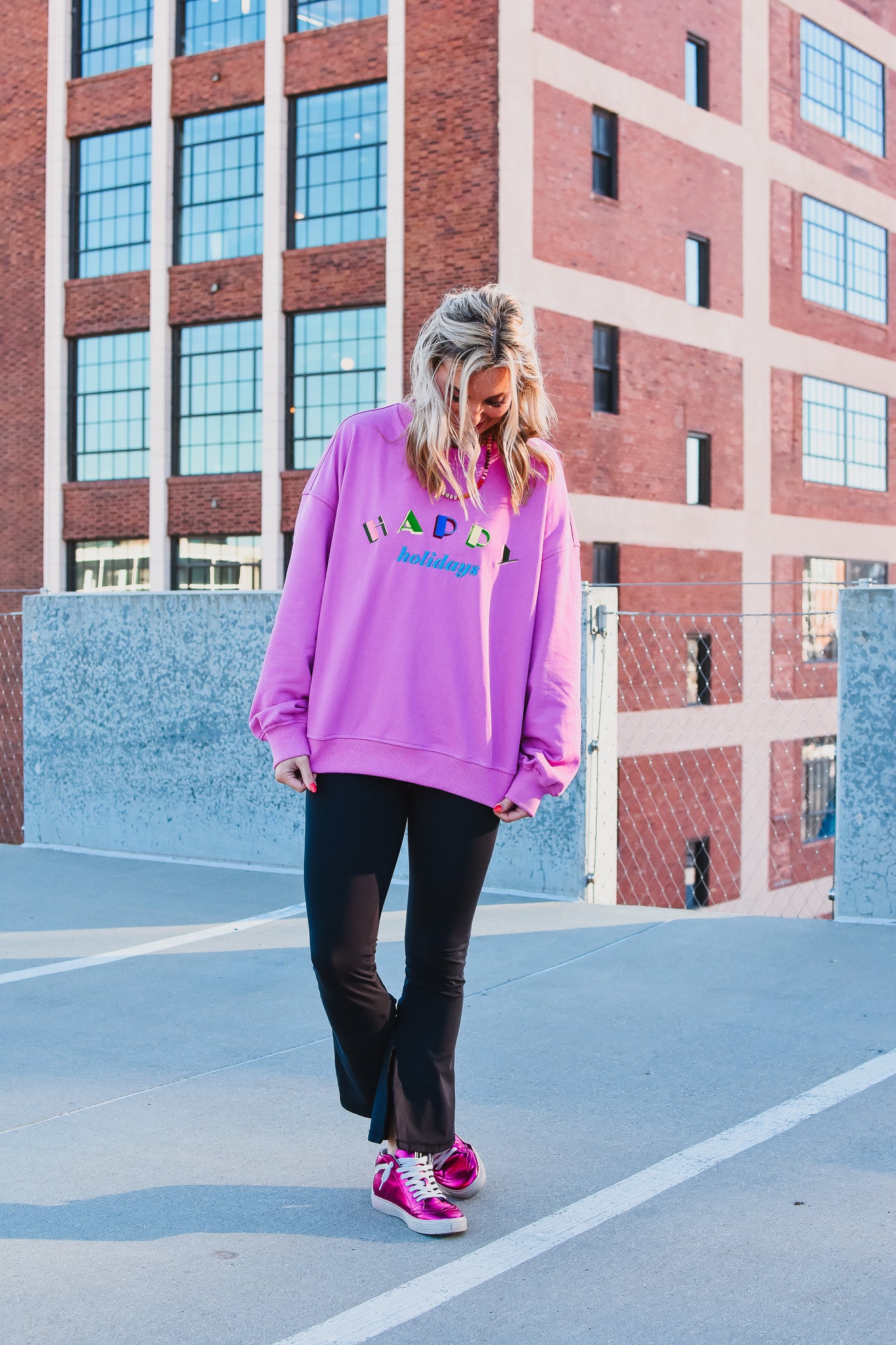 Happy Holidays Crew Neck