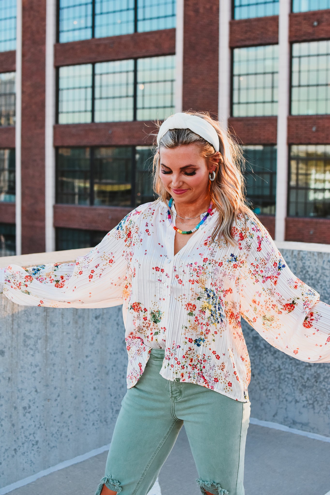 Calissa Floral Top