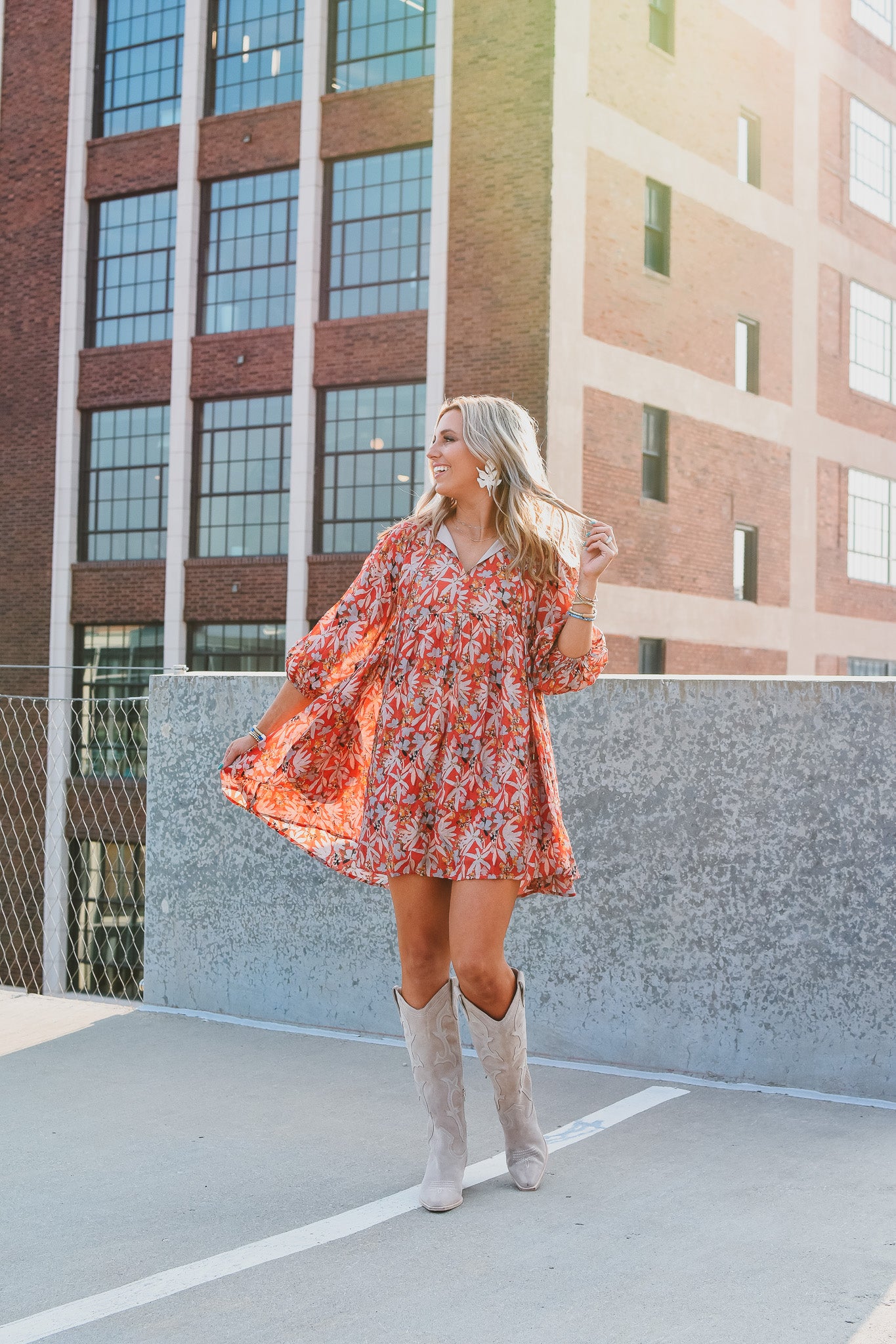 Ginny Floral Mini Dress