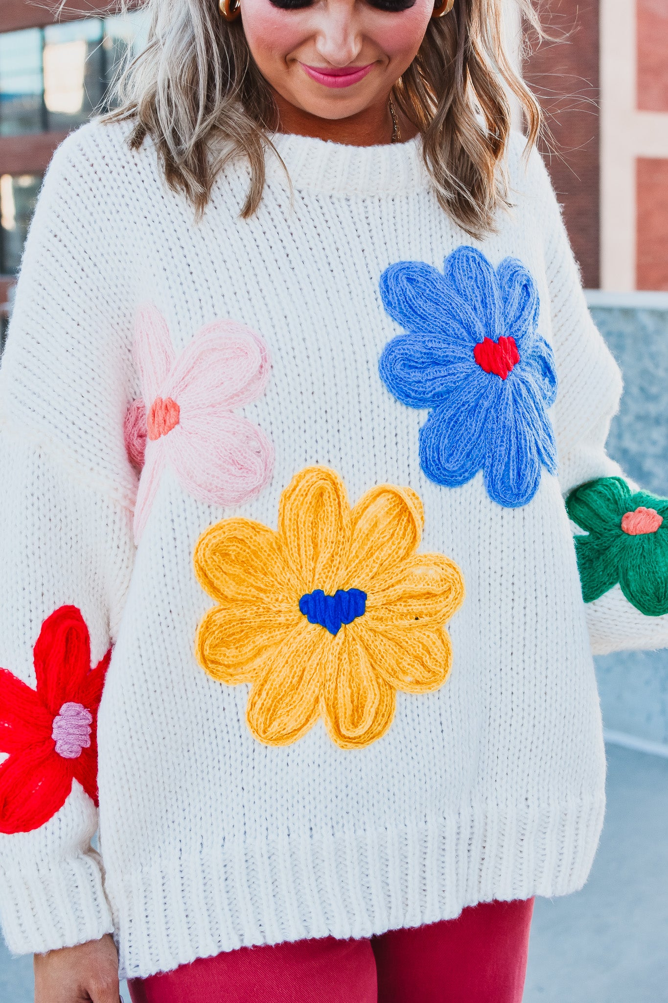 Shay Floral Sweater
