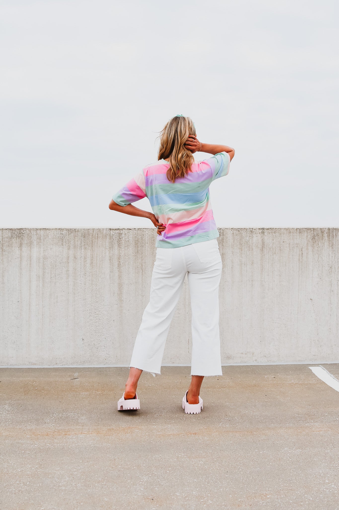 White Button Fly Pants -RESTOCK
