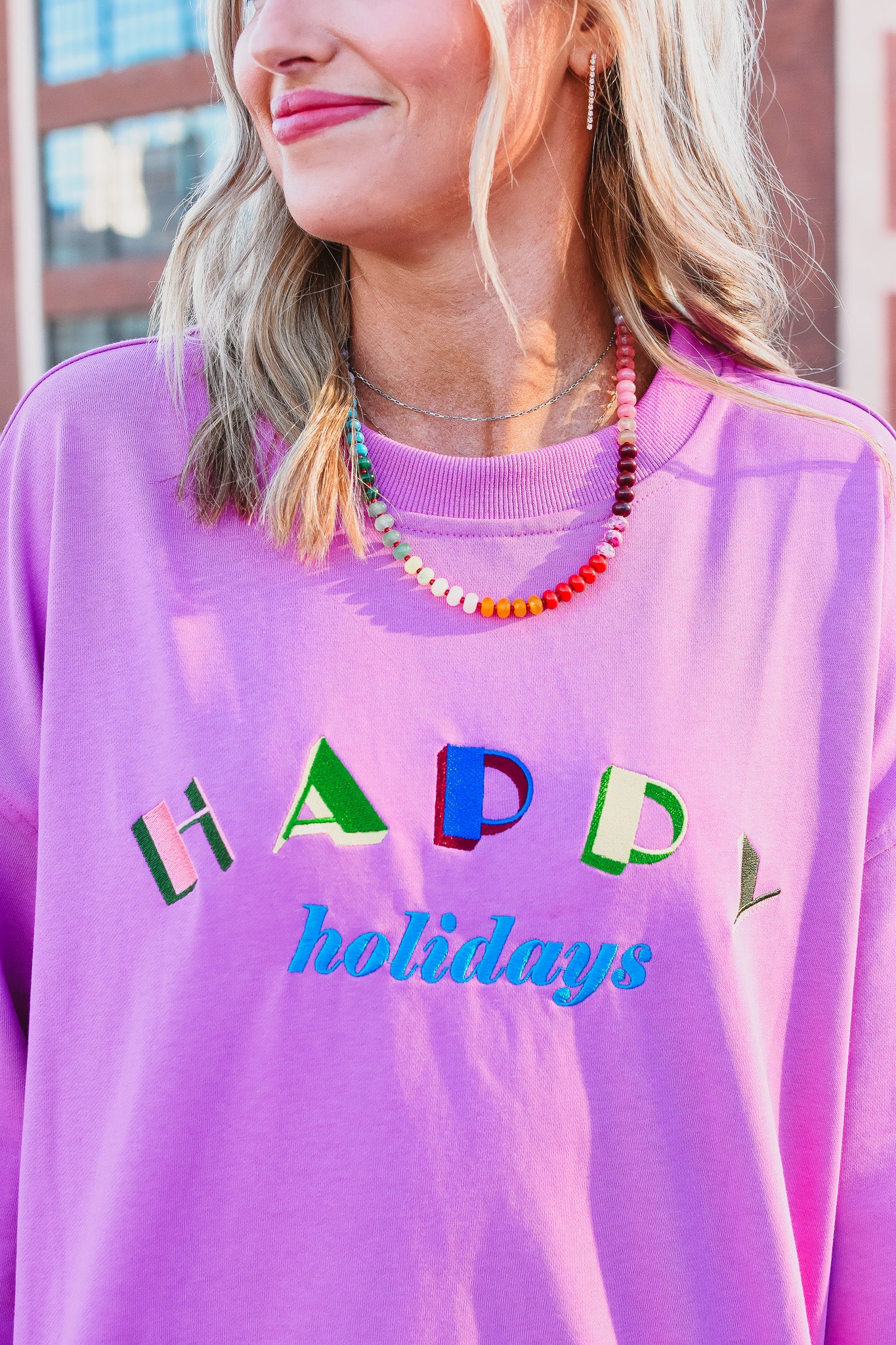 Happy Holidays Crew Neck