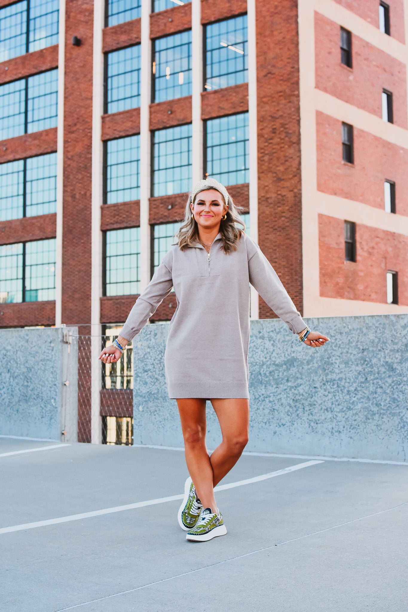 Ruthie Knit Sweater Dress