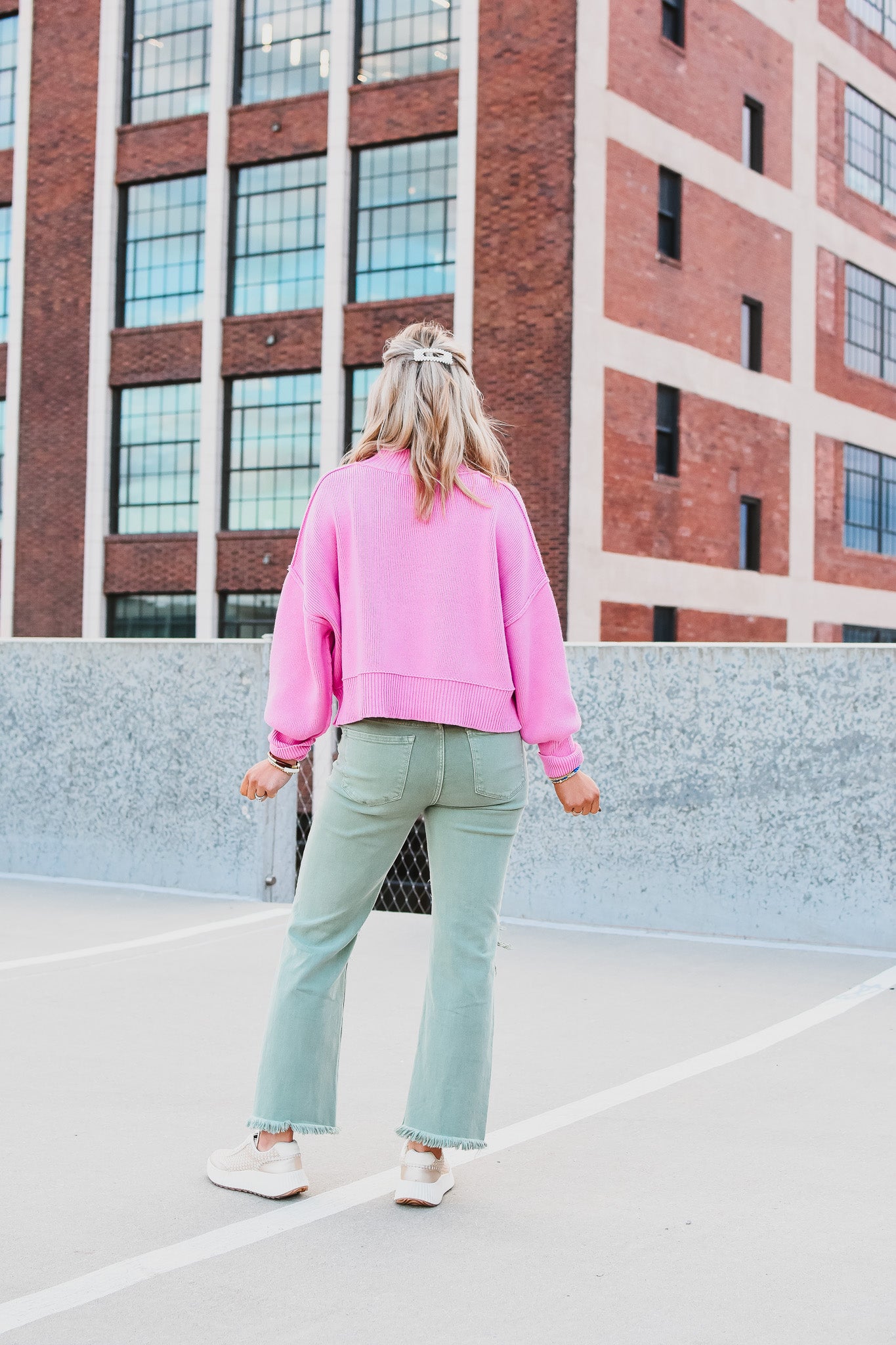 Madi Sweater in Pink