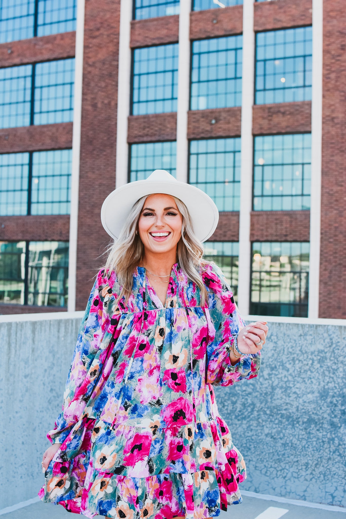 Weslie Floral Mini Dress