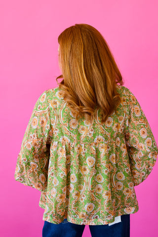 Odie Floral Babydoll Top