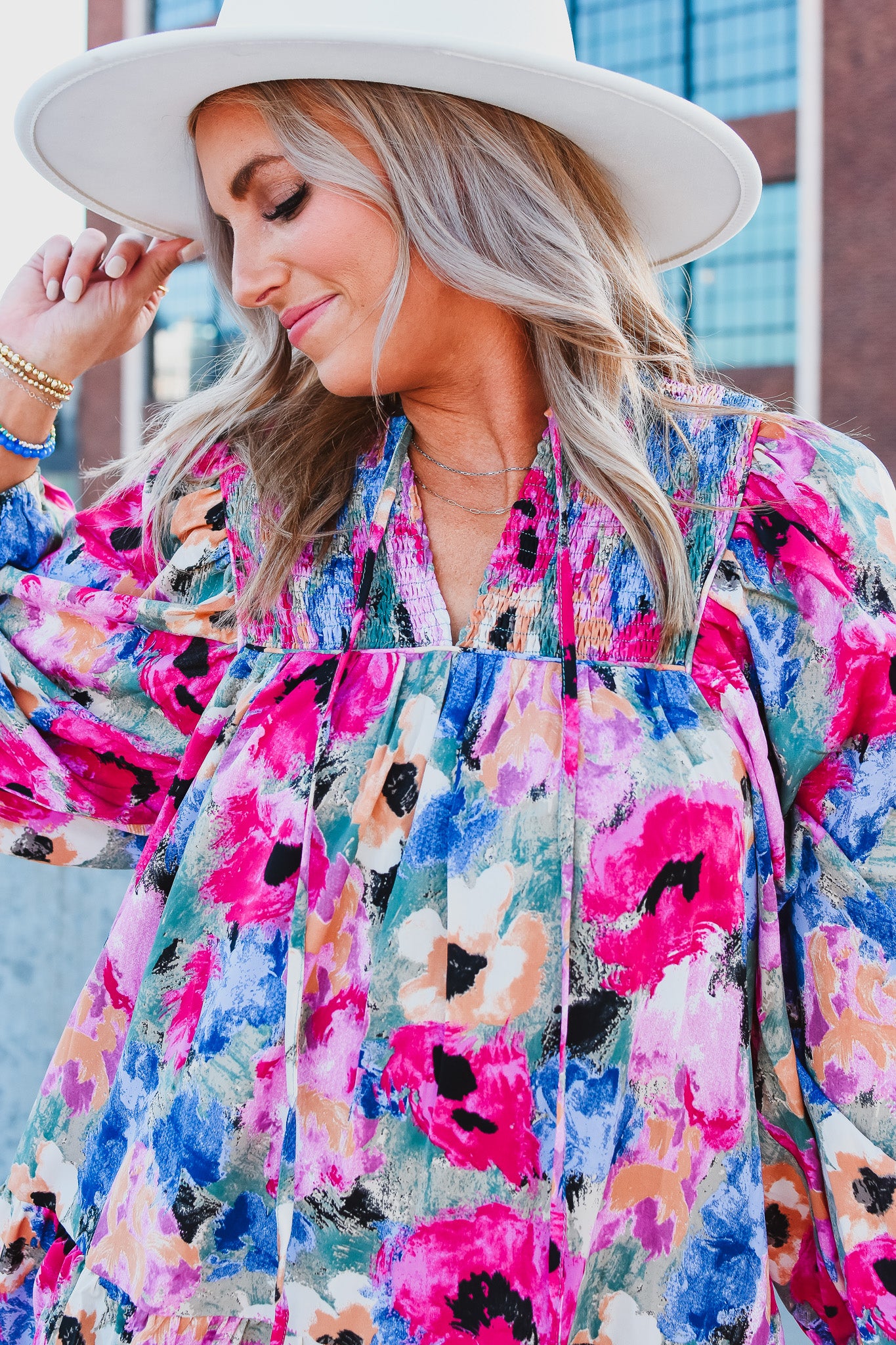 Weslie Floral Mini Dress