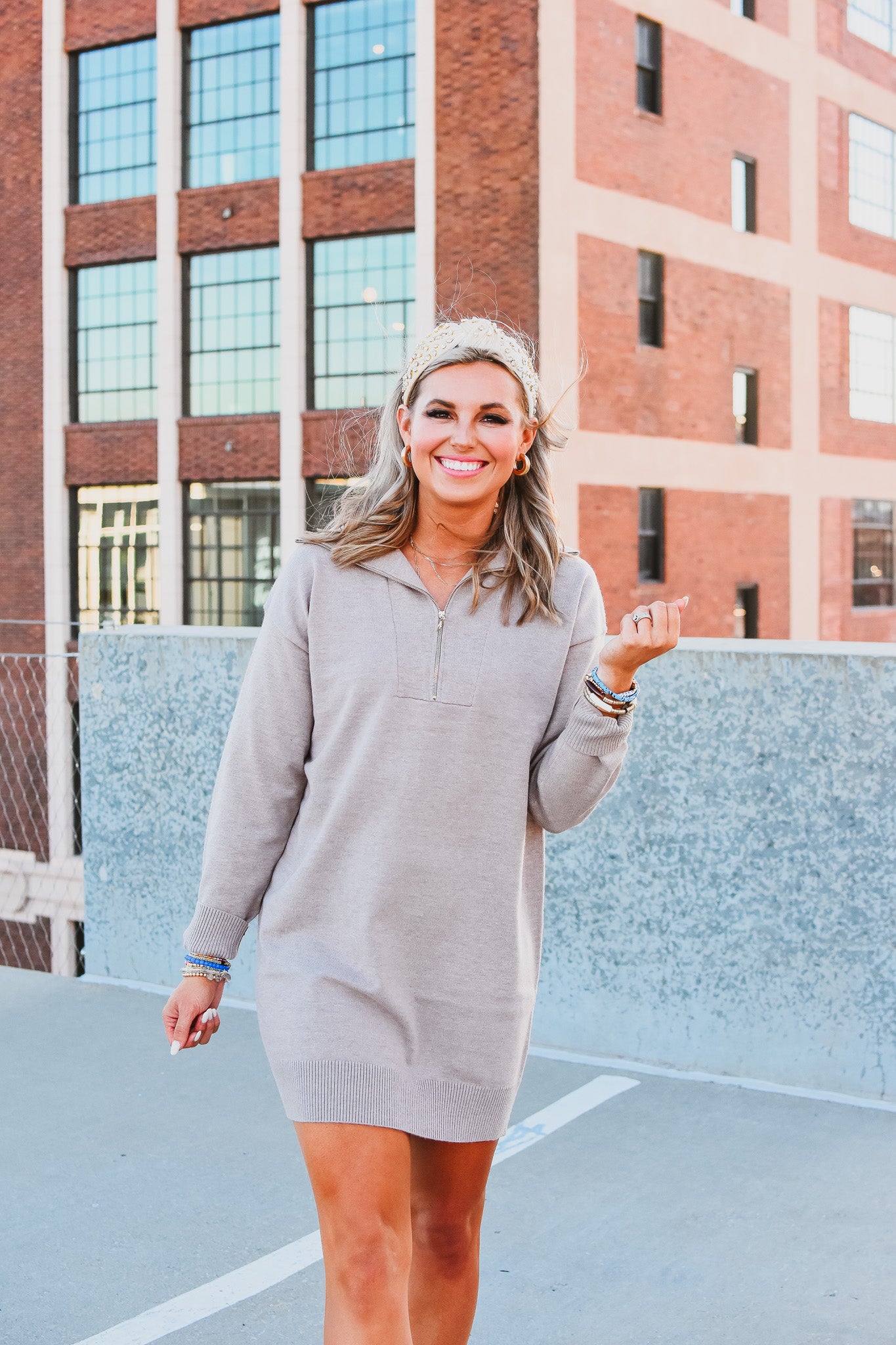 Ruthie Knit Sweater Dress
