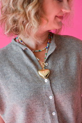 Sleeveless Piper Cardigan in Mocha