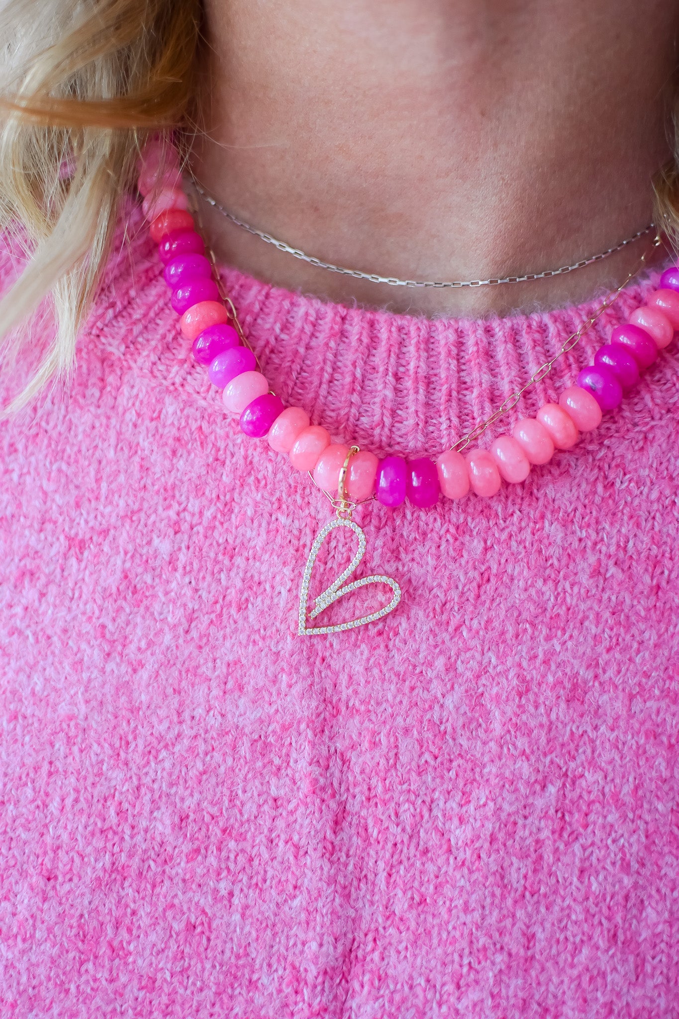 Big Tracing Heart Charm