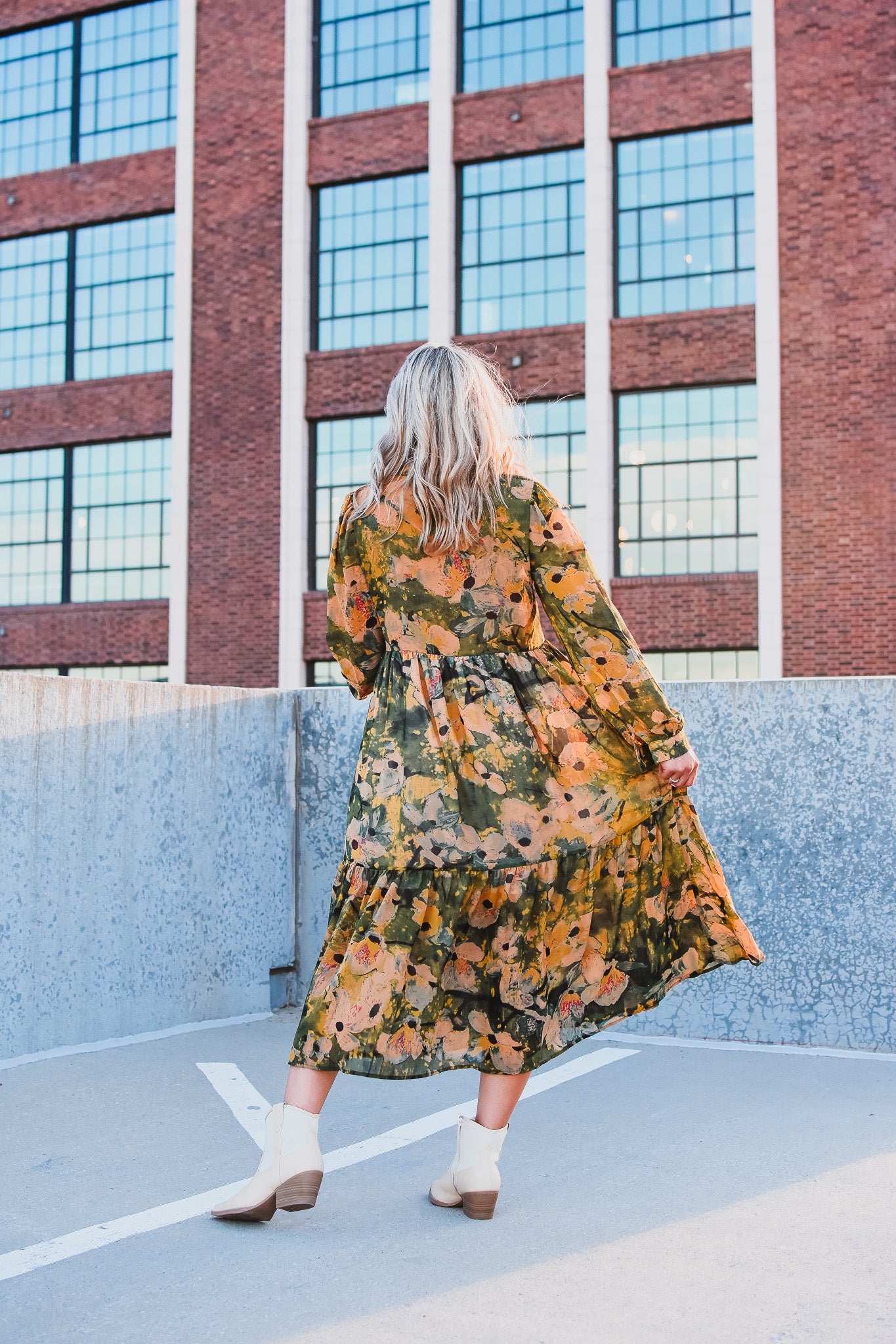 Emery Floral Midi Dress