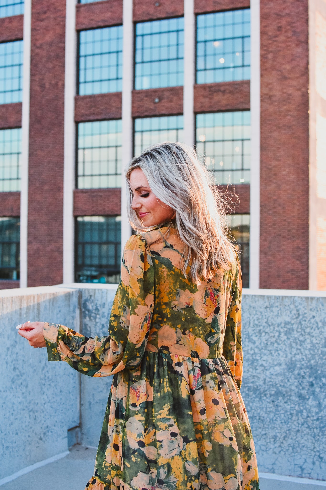 Emery Floral Midi Dress
