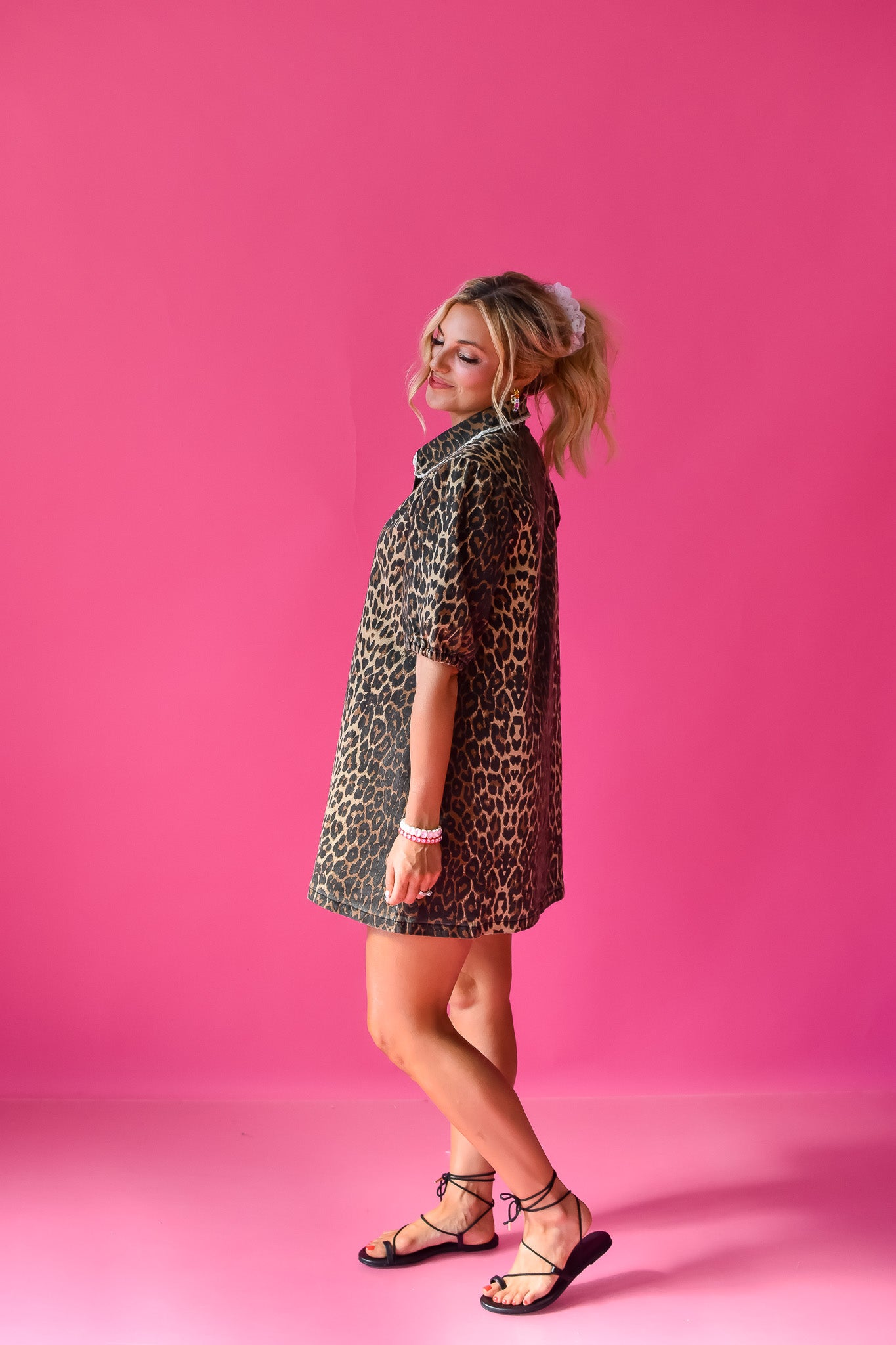 Betty Leopard Mini Dress