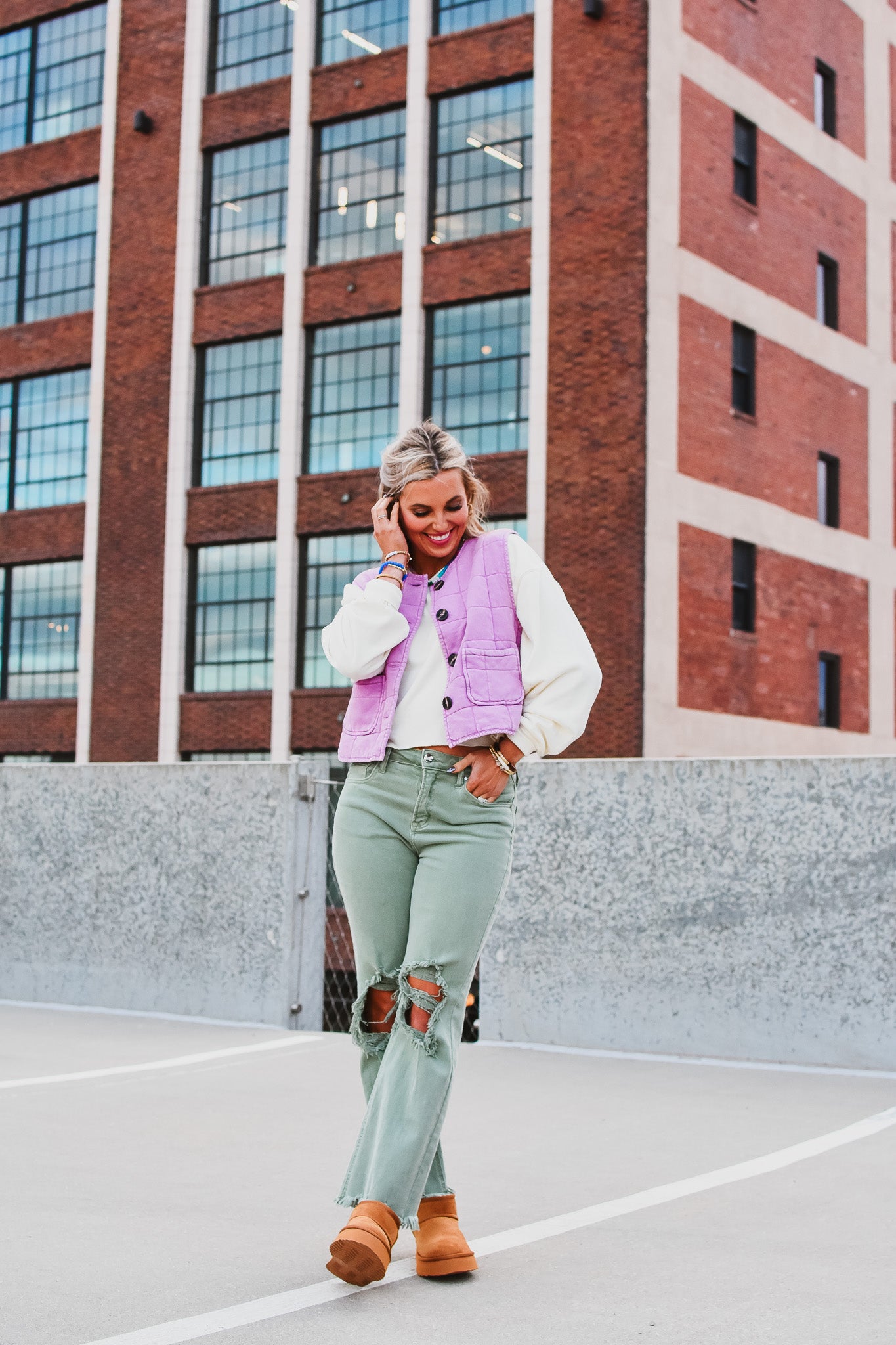 Erynn Vest in Orchid