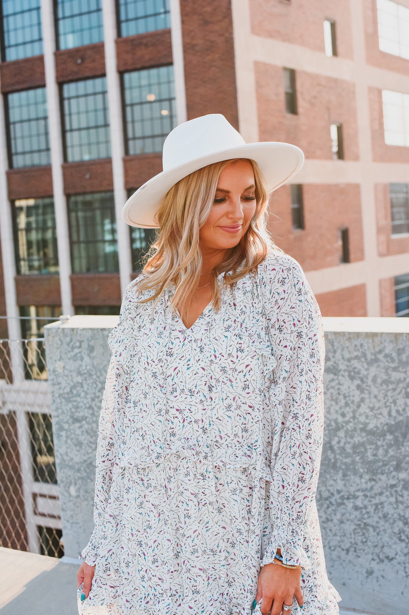 Abbey Floral Midi Dress