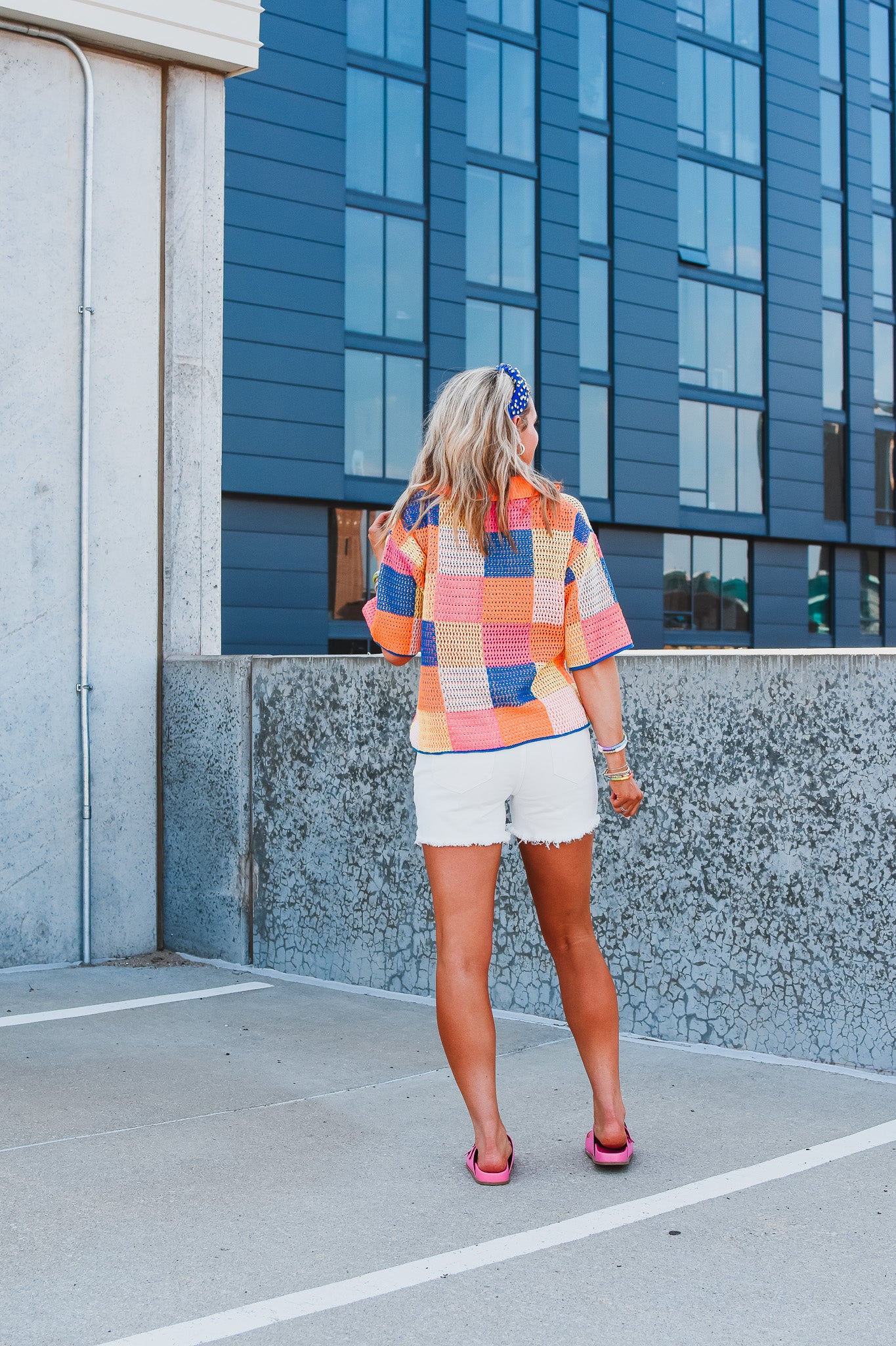 Kinley Patchwork Summer Sweater