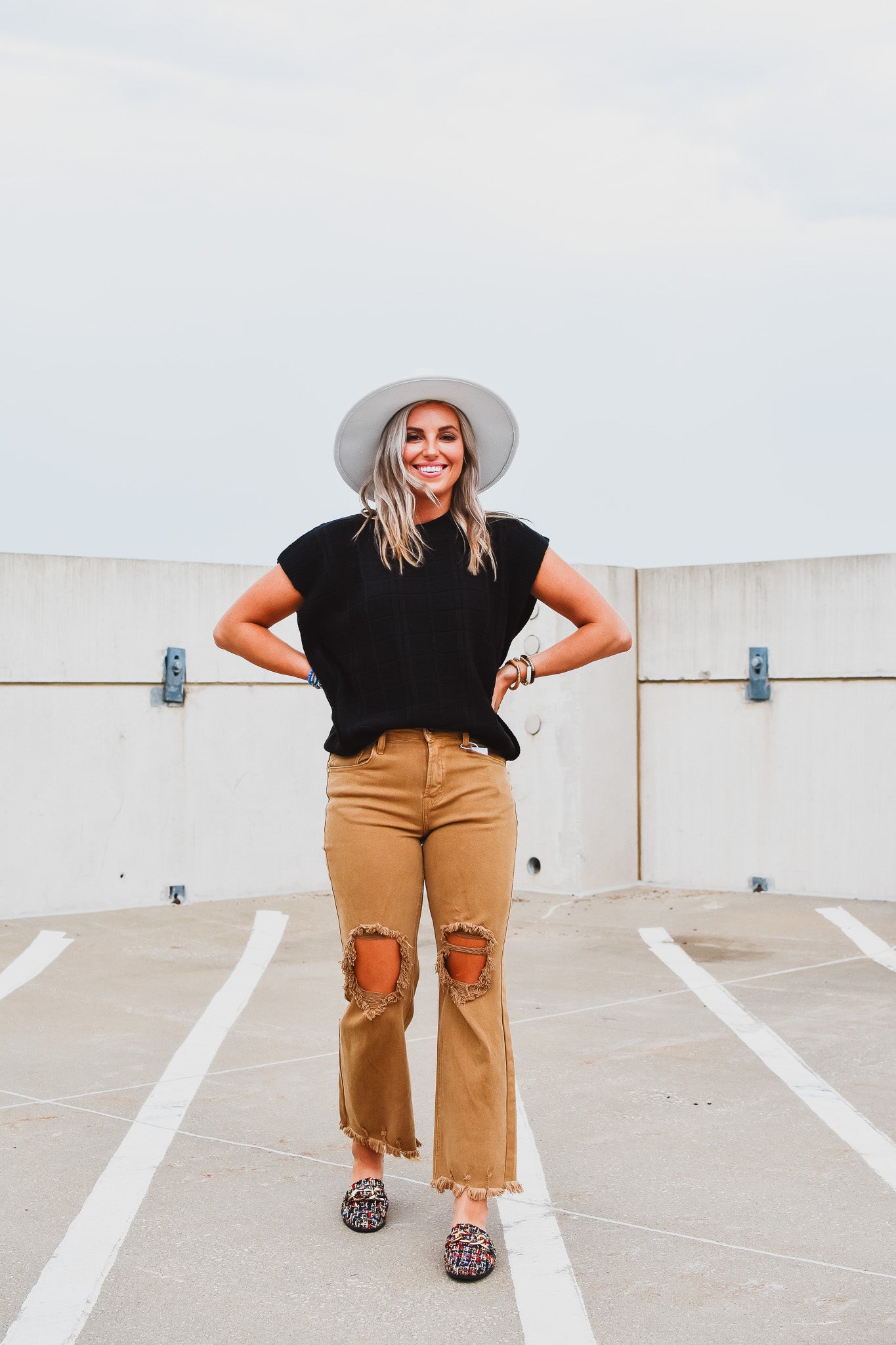 Auggie Denim Pants in Mocha