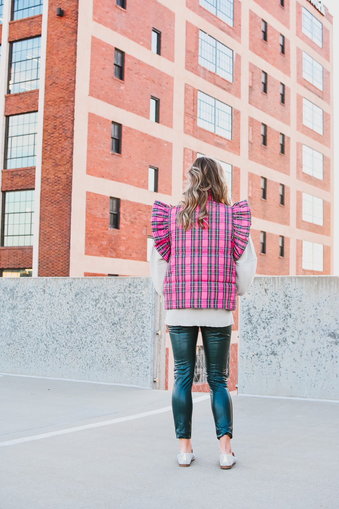 Ann Marie Plaid Vest