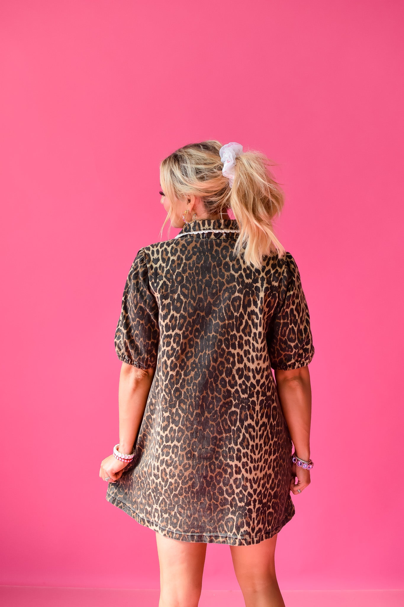 Betty Leopard Mini Dress