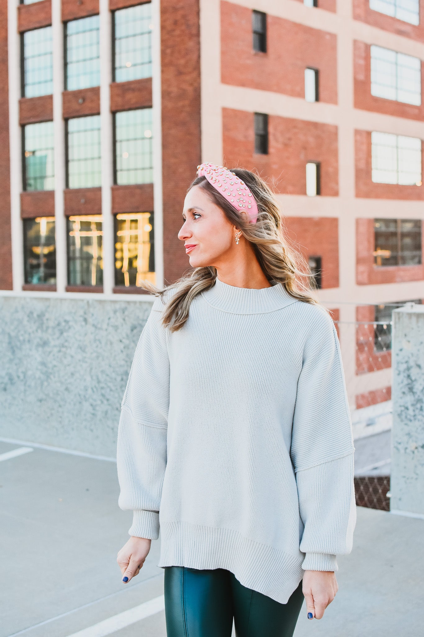 Bradie Sweater in Light Gray