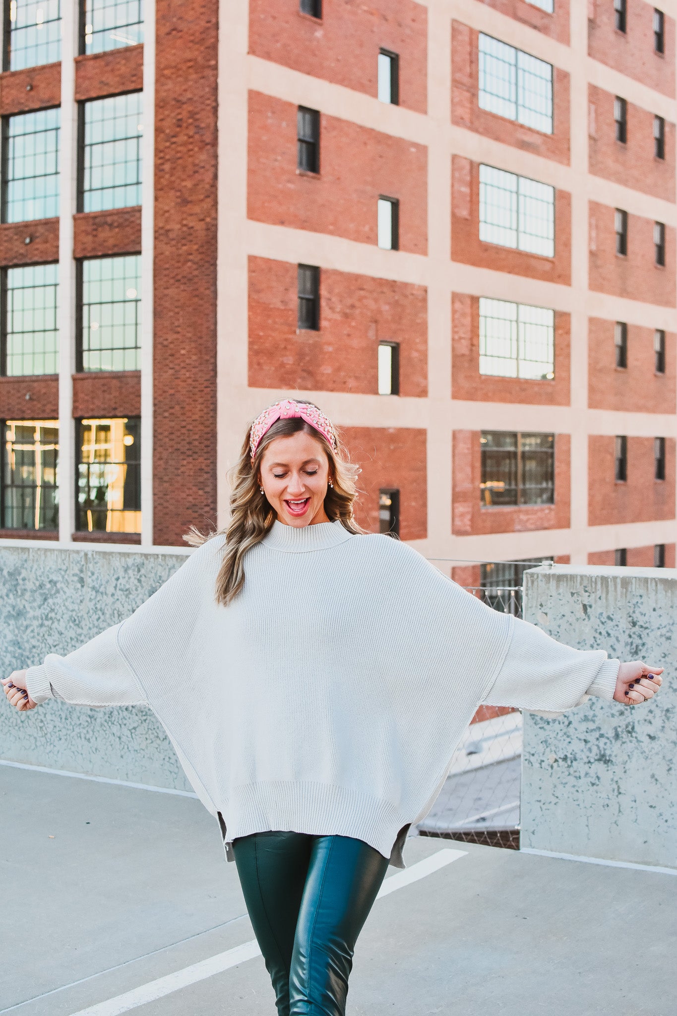 Bradie Sweater in Light Gray