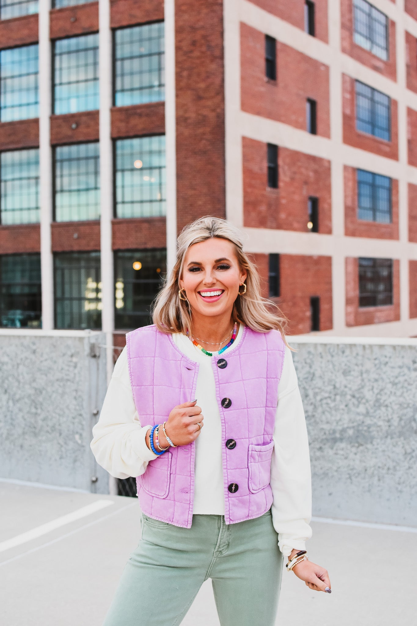 Erynn Vest in Orchid
