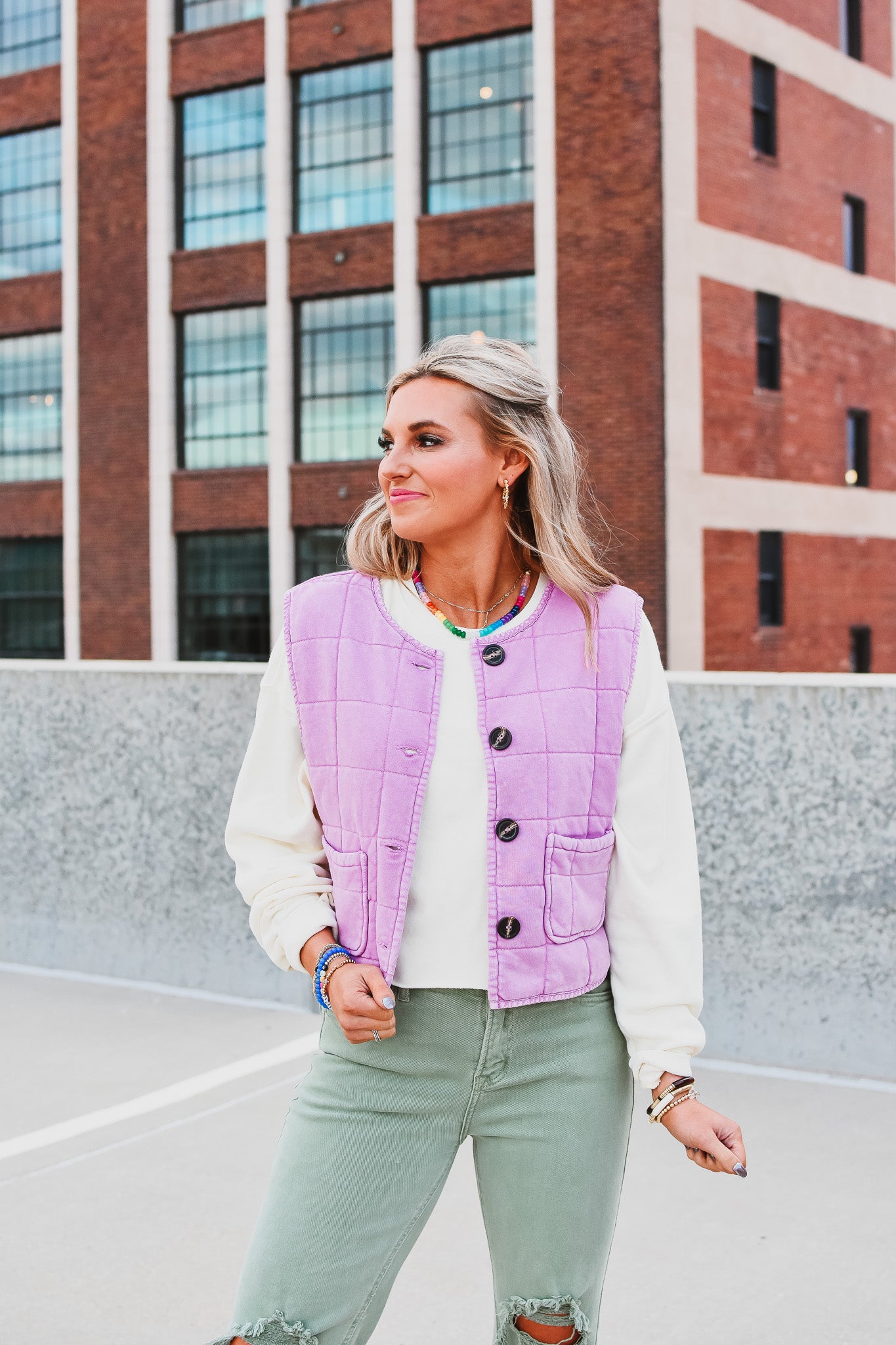Erynn Vest in Orchid