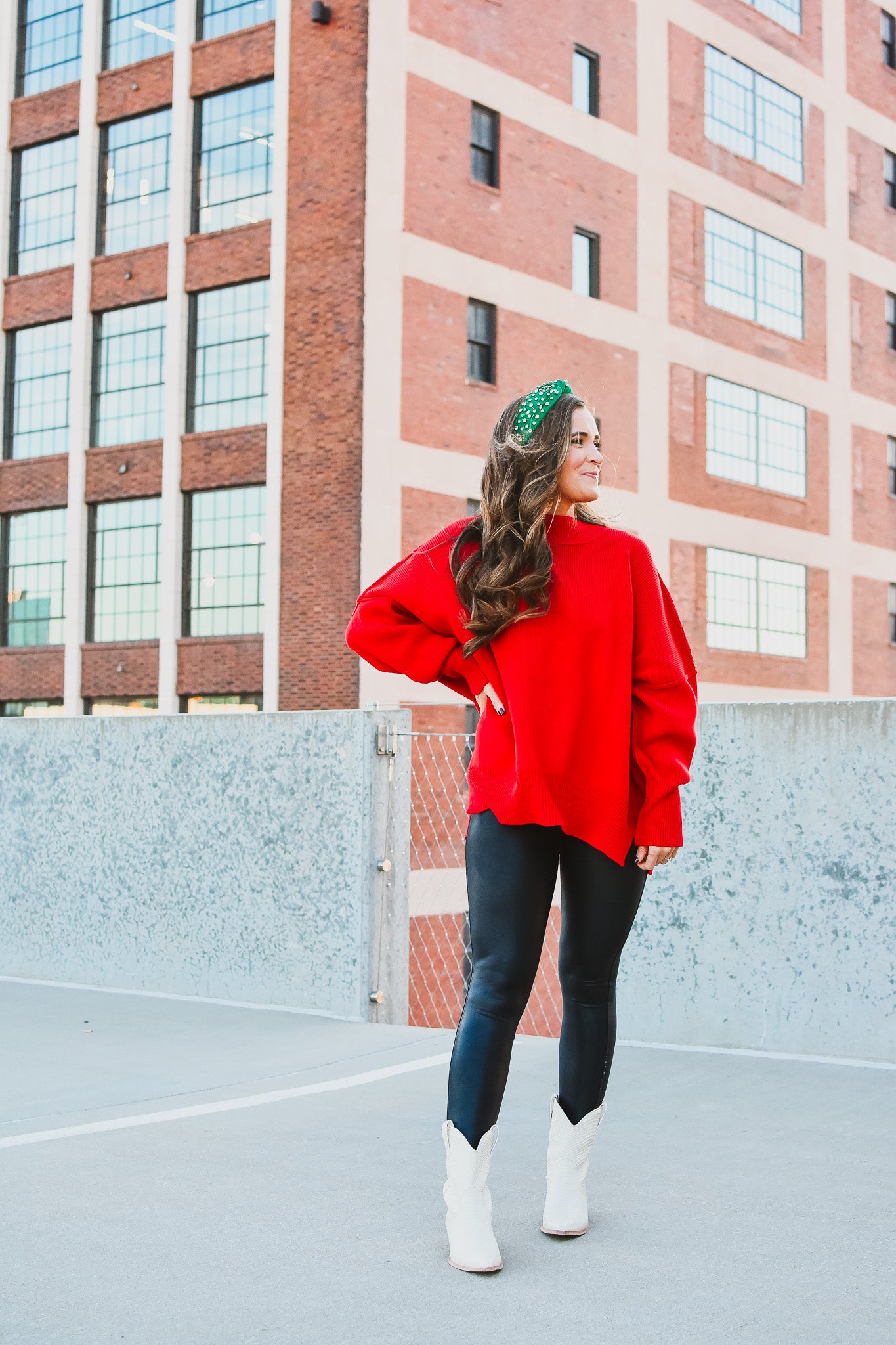 Bradie Sweater in Red