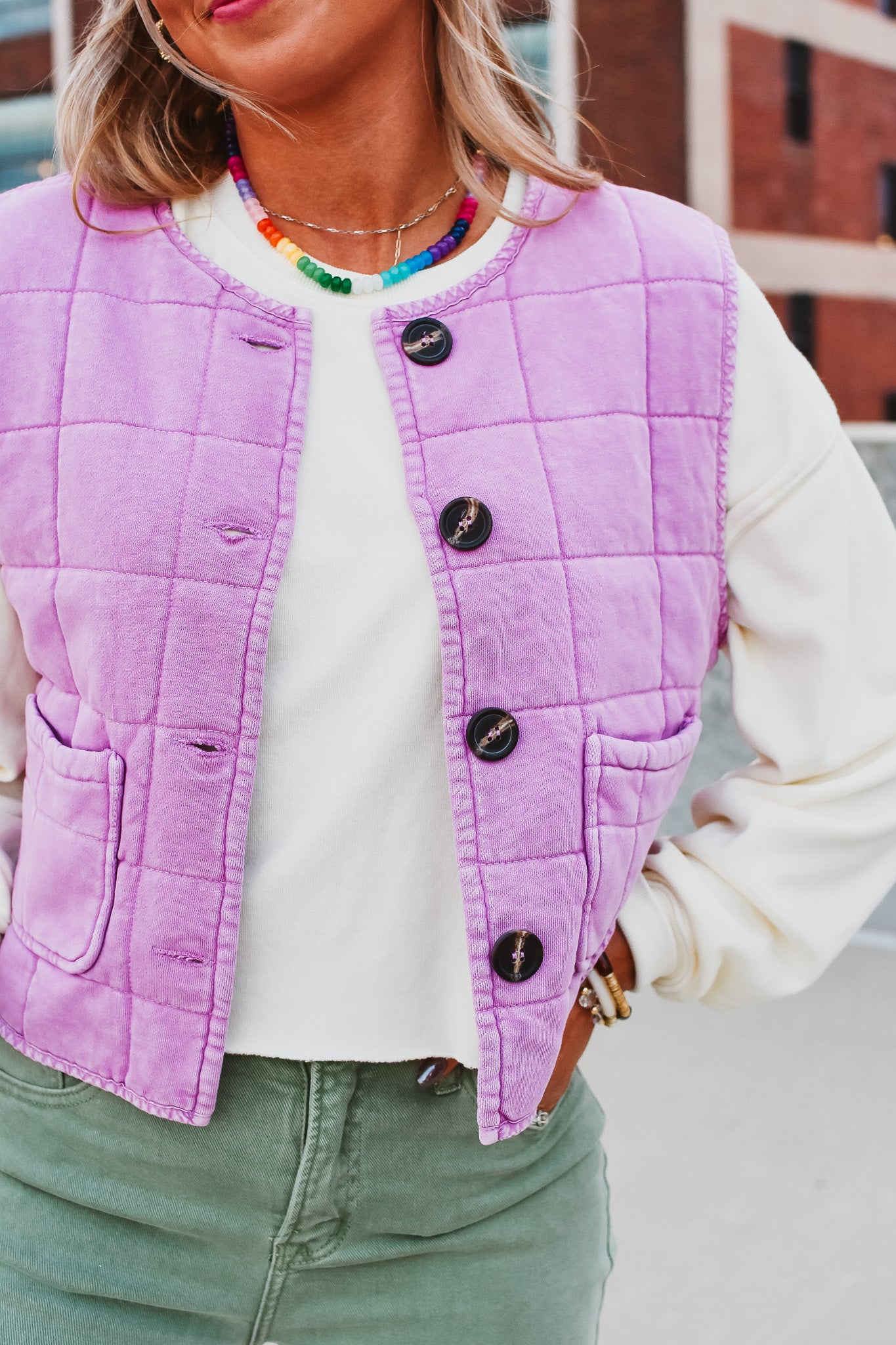 Erynn Vest in Orchid