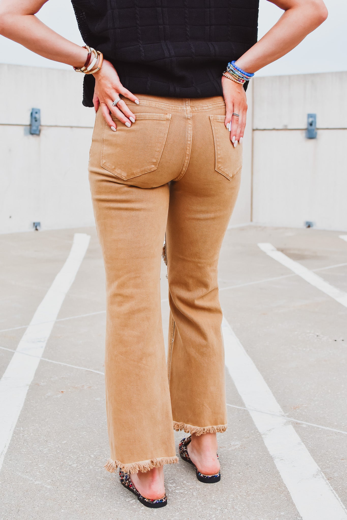 Auggie Denim Pants in Mocha