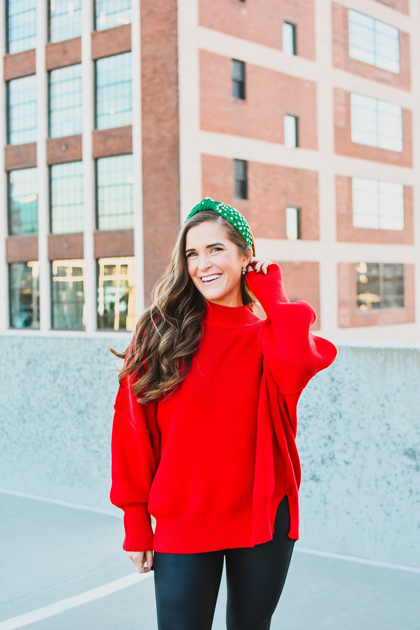 Bradie Sweater in Red