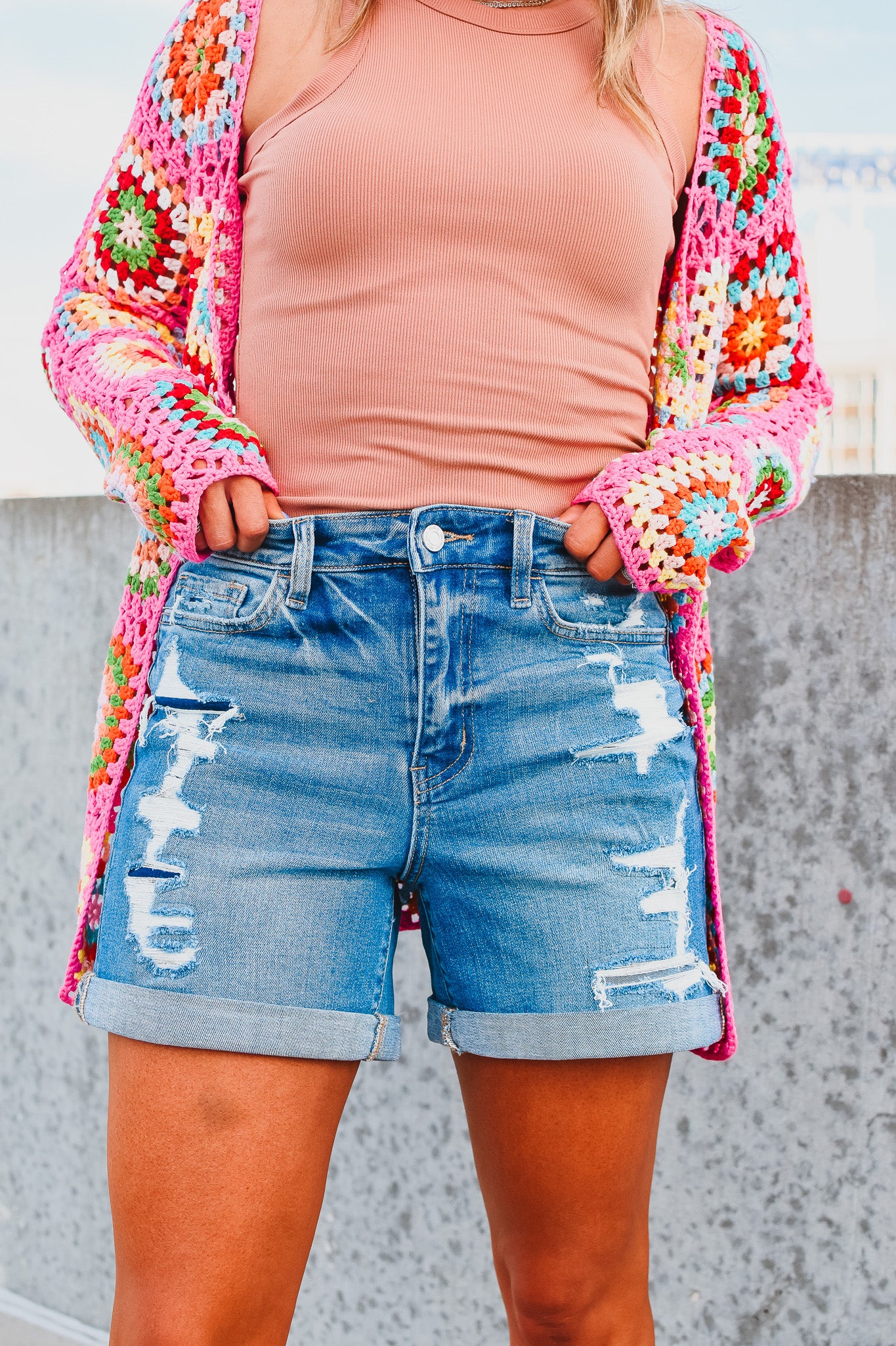 Kari Denim Shorts