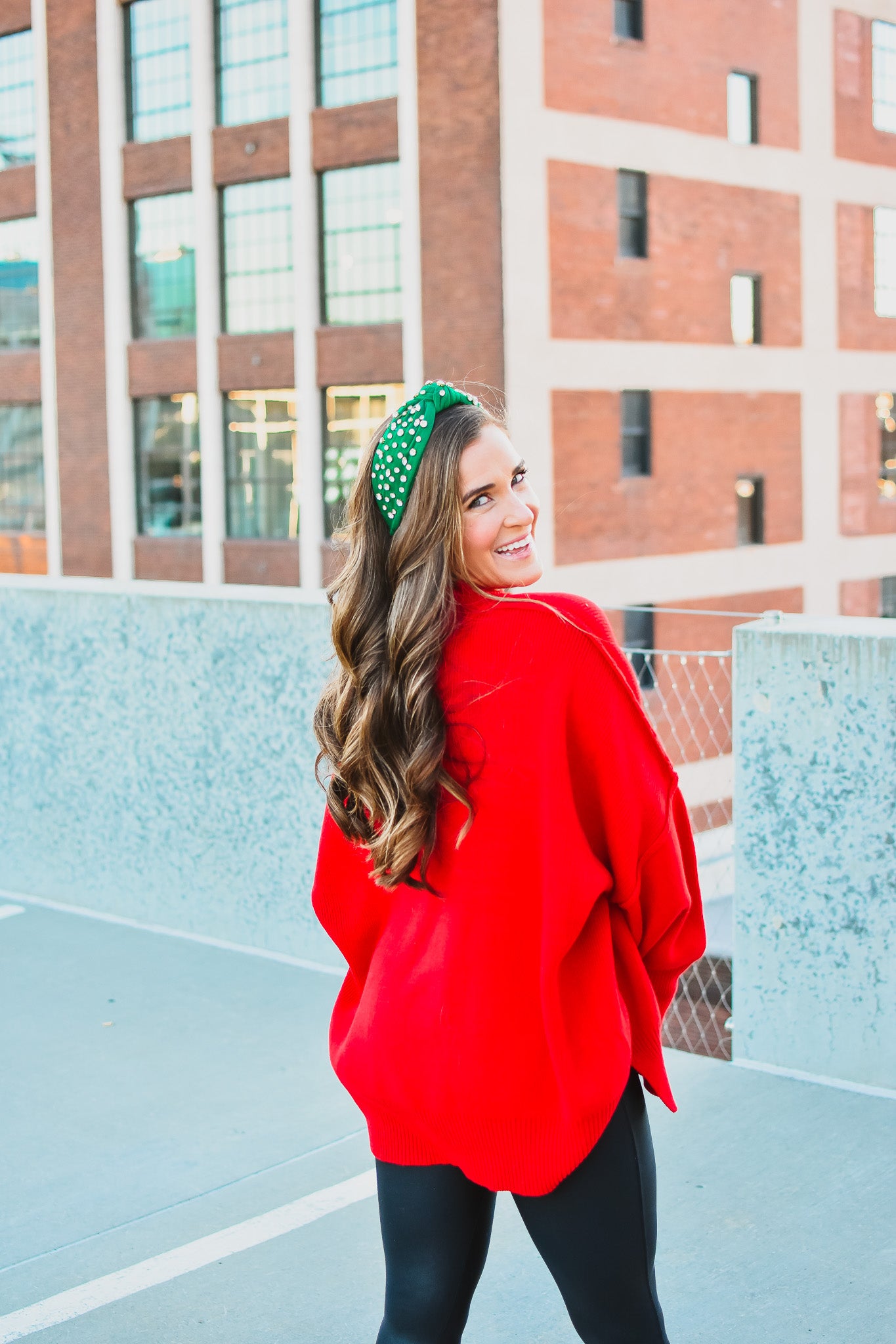 Bradie Sweater in Red