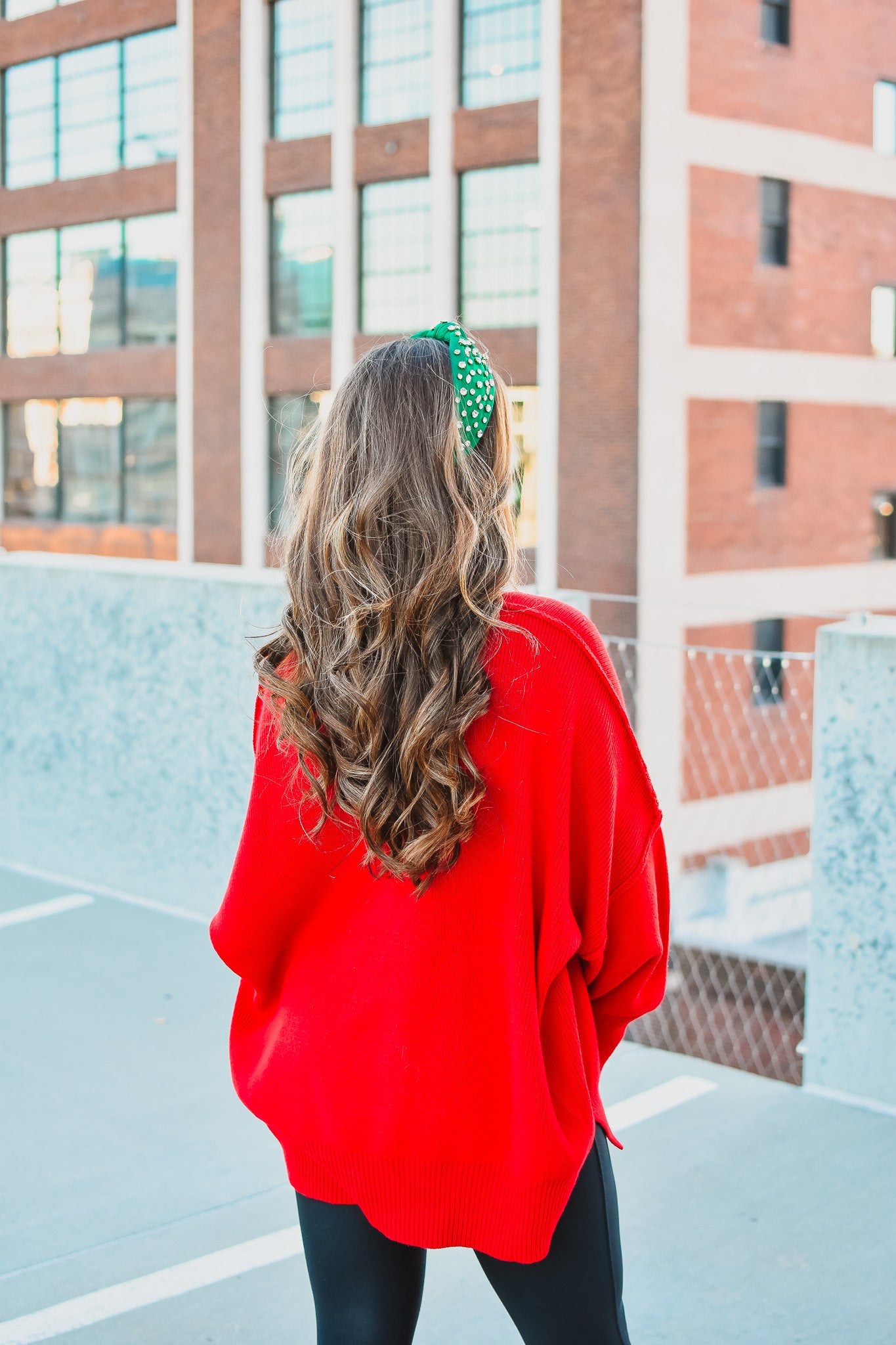 Bradie Sweater in Red