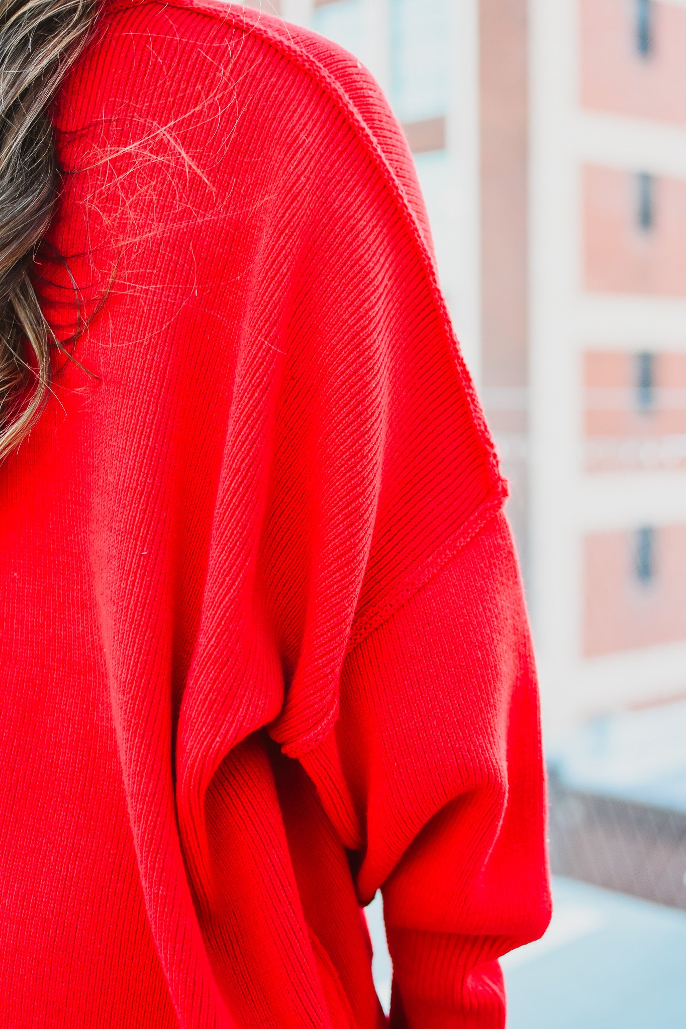 Bradie Sweater in Red