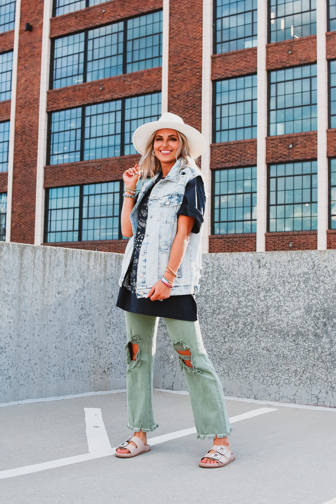 Paisley Oversized Graphic Tee