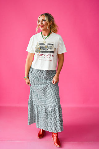 Kellyn Gingham Maxi Skirt