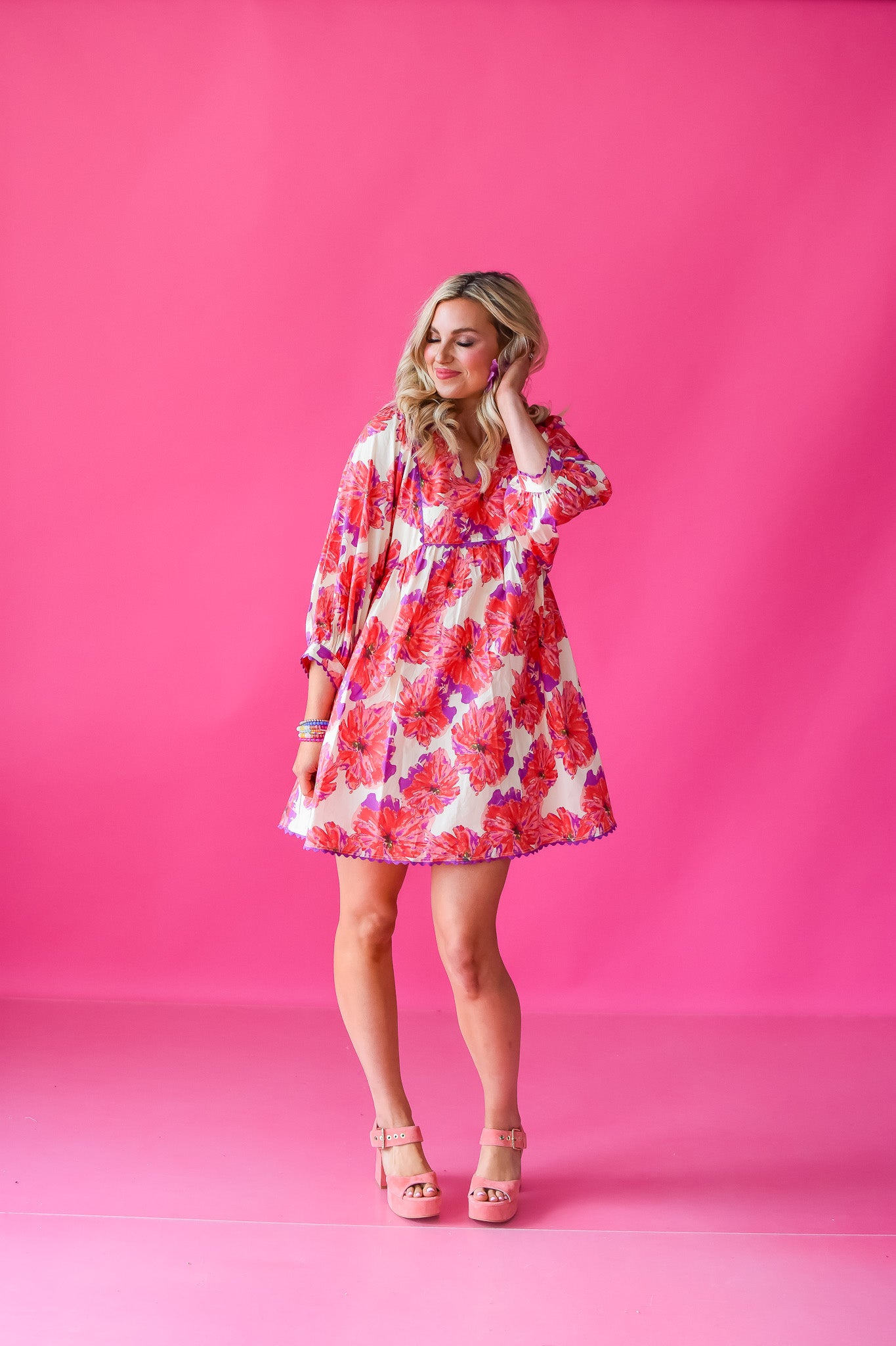 Hudson Floral Mini Dress