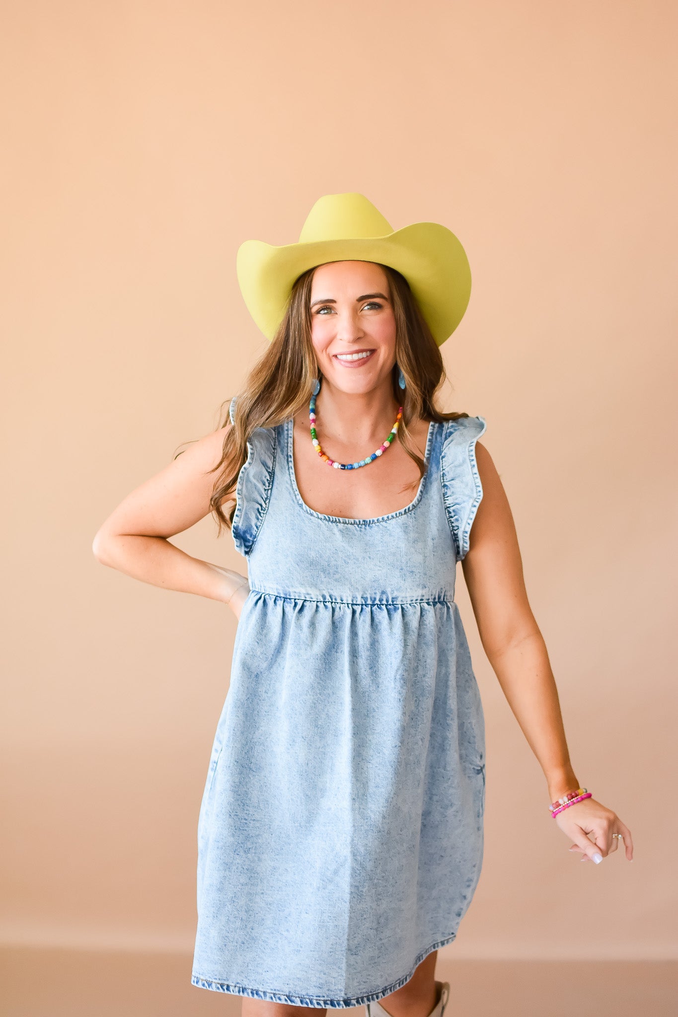 Lynette Denim Mini Dress