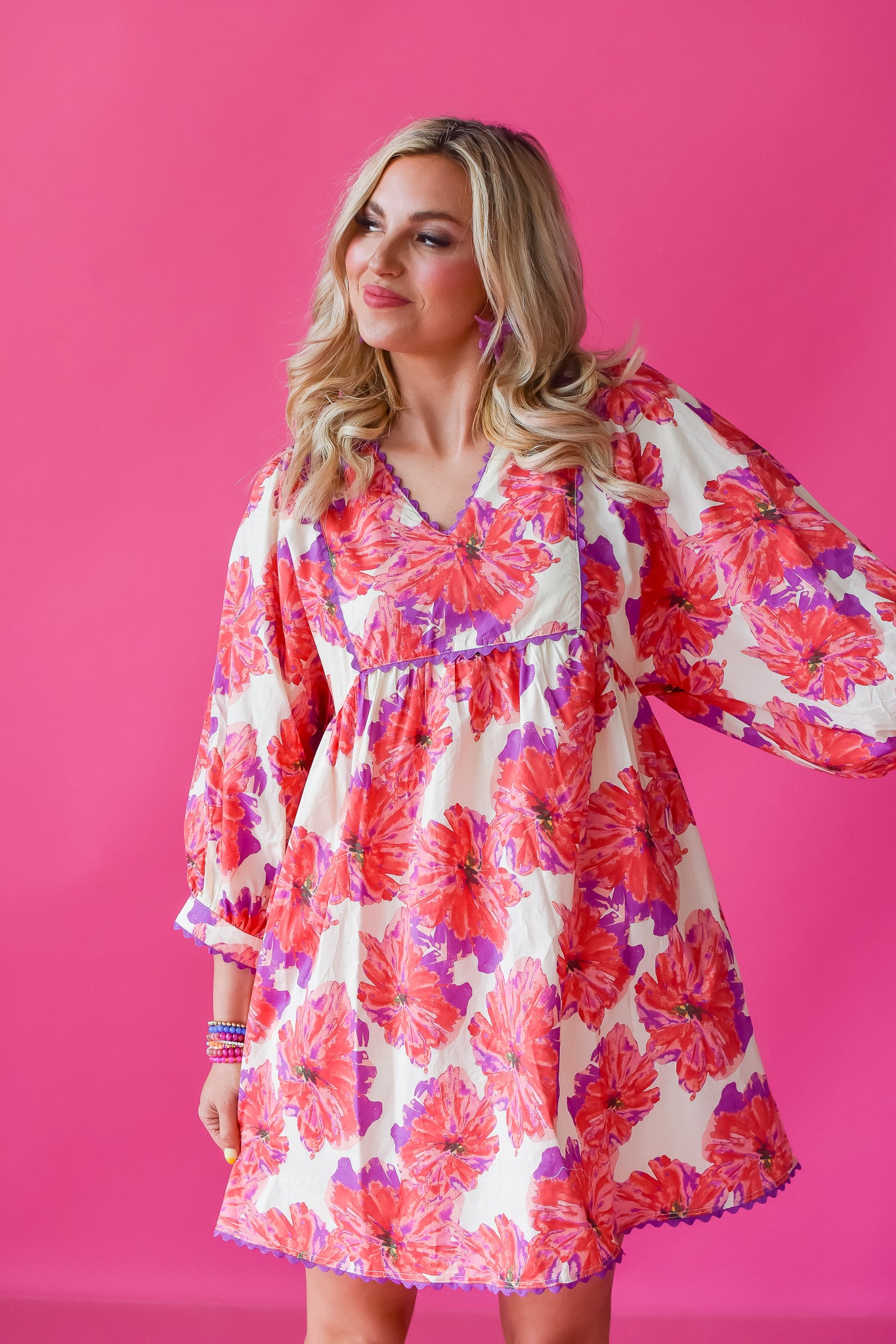 Hudson Floral Mini Dress