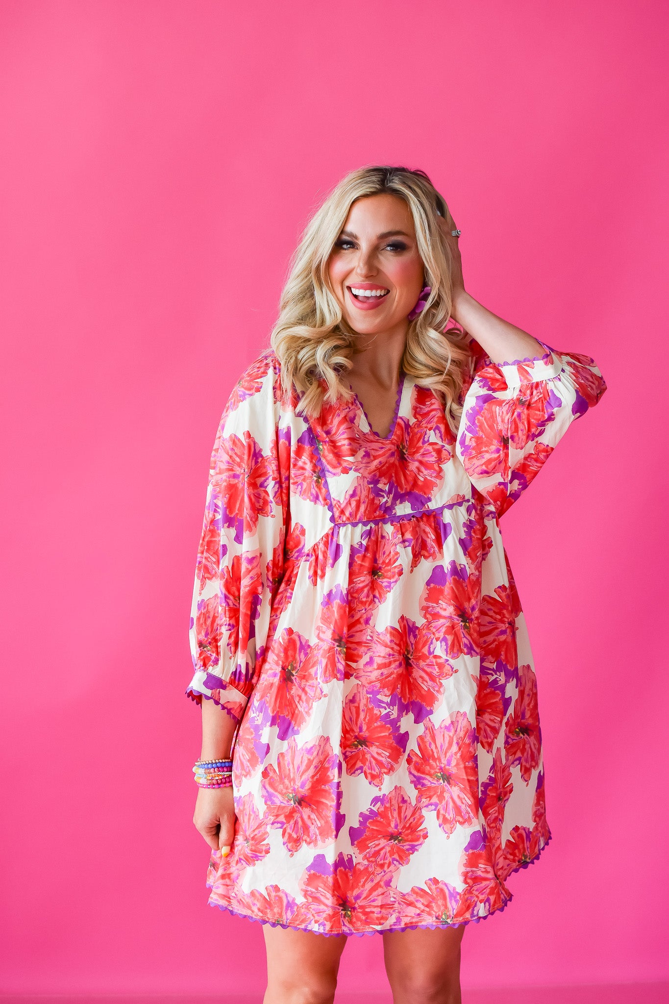 Hudson Floral Mini Dress