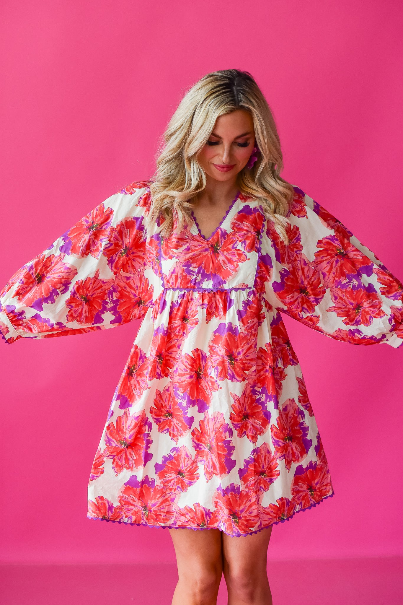 Hudson Floral Mini Dress
